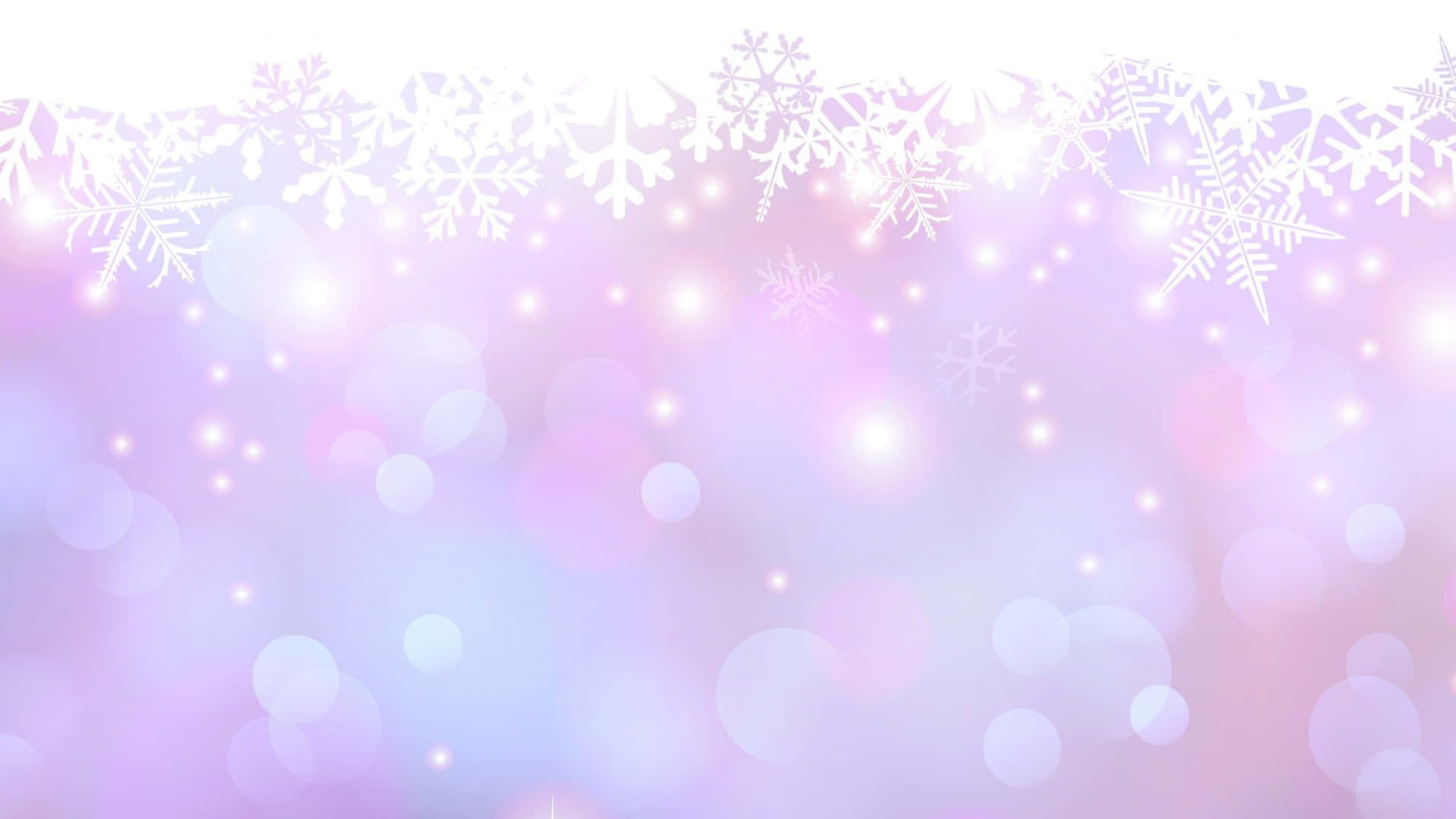 A Purple And Pink Background With Snowflakes Background