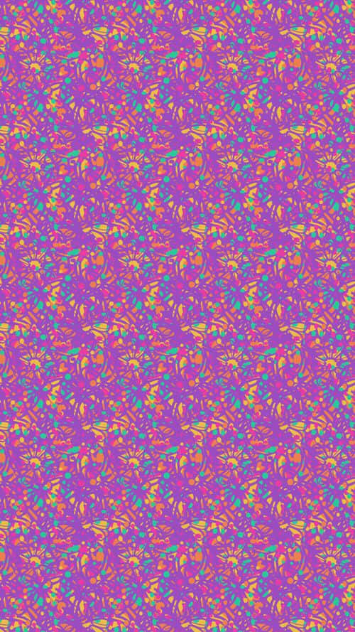 A Purple And Pink Pattern With A Lot Of Small Dots Background