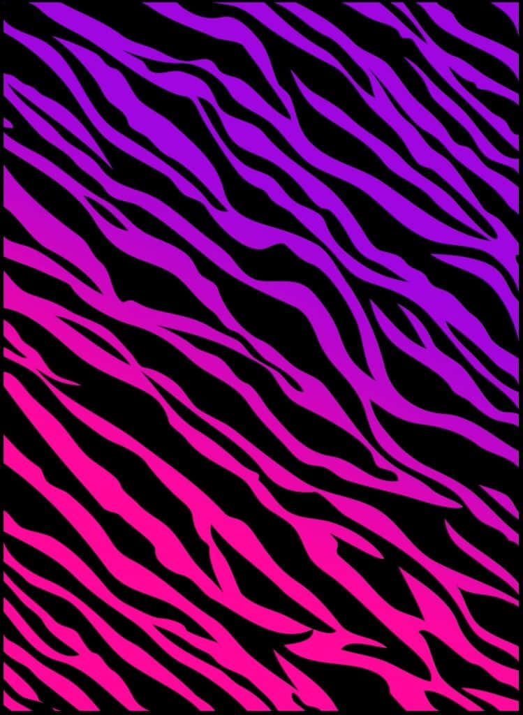 A Purple And Pink Zebra Print Wallpaper