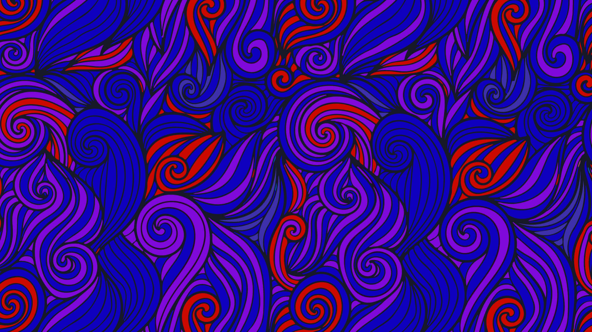 A Purple And Red Swirl Pattern Background