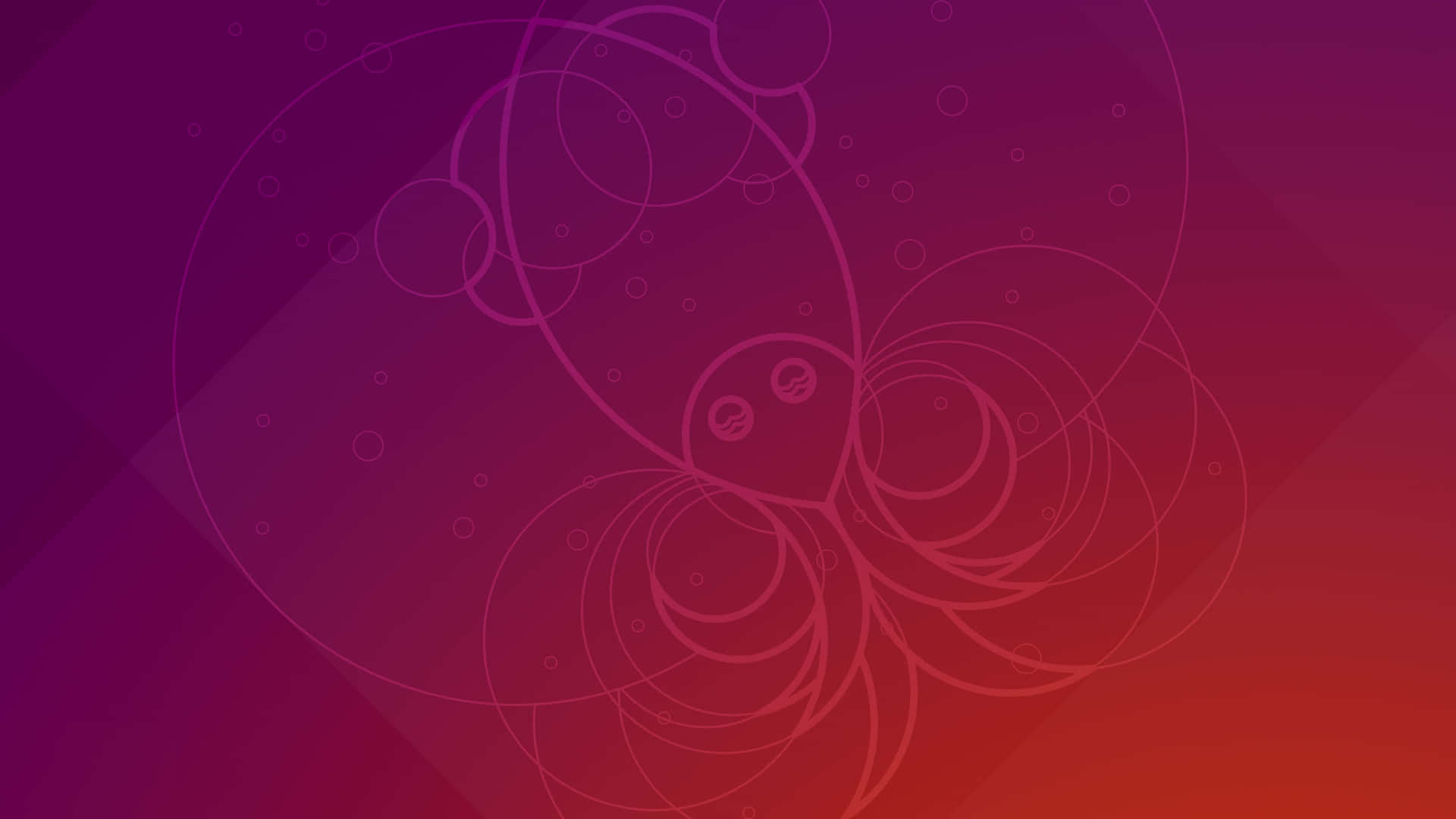 A Purple Background With An Octopus On It Background