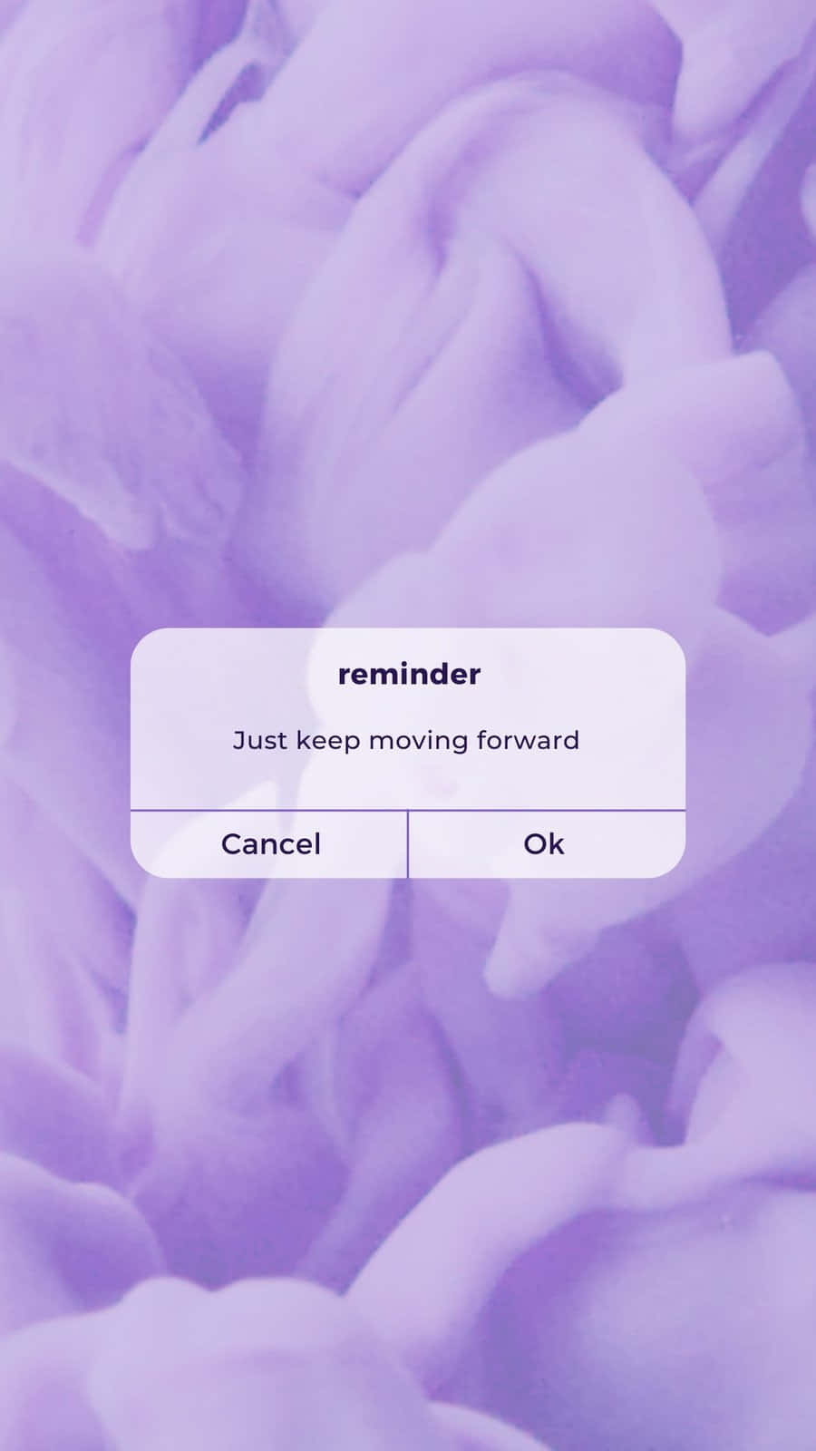 A Purple Background With The Words Reminder Background