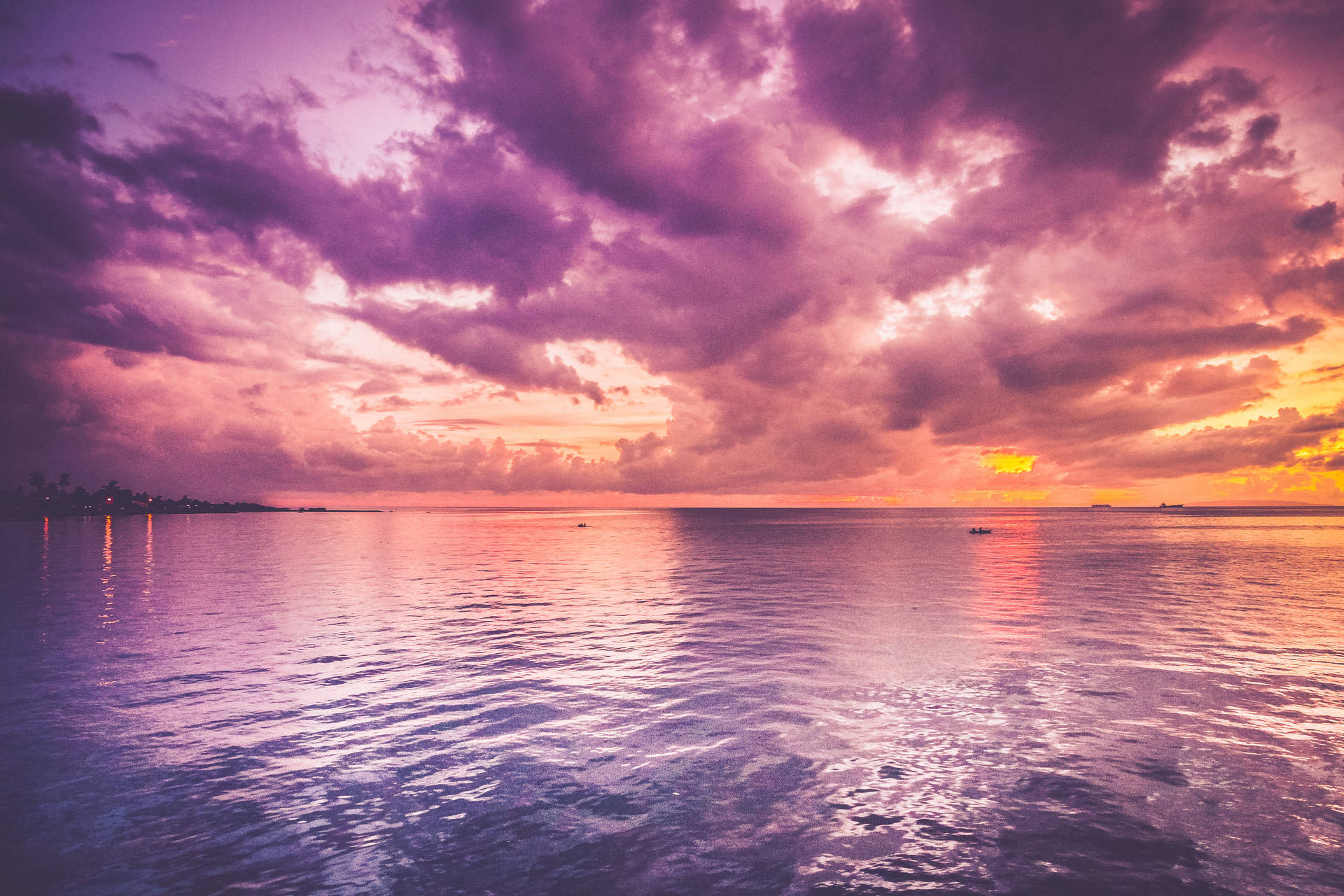 A Purple Dreamscape Background