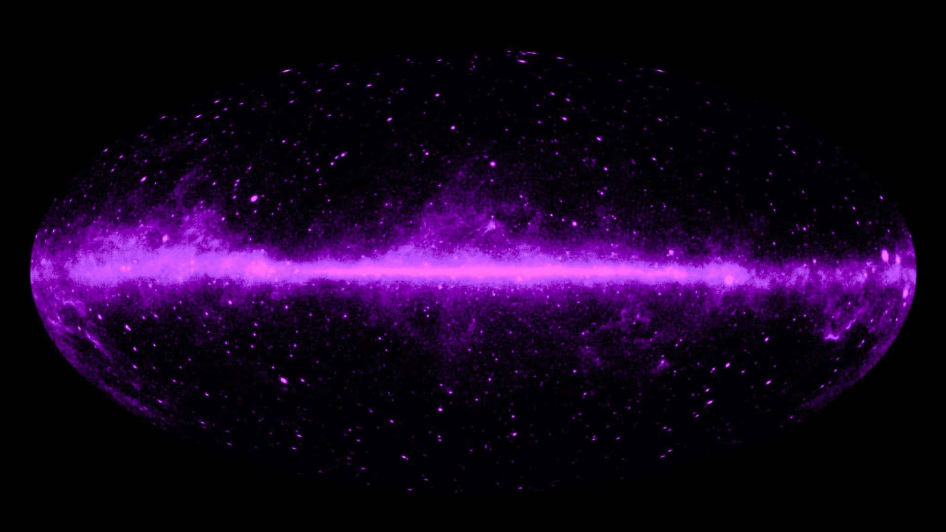 A Purple Galaxy With Stars In It Background