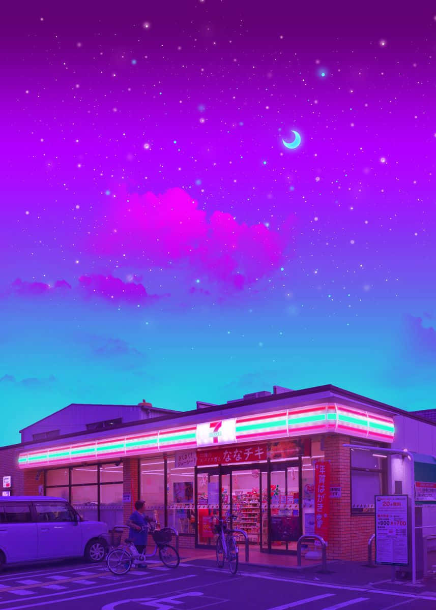 A Purple Sky Background