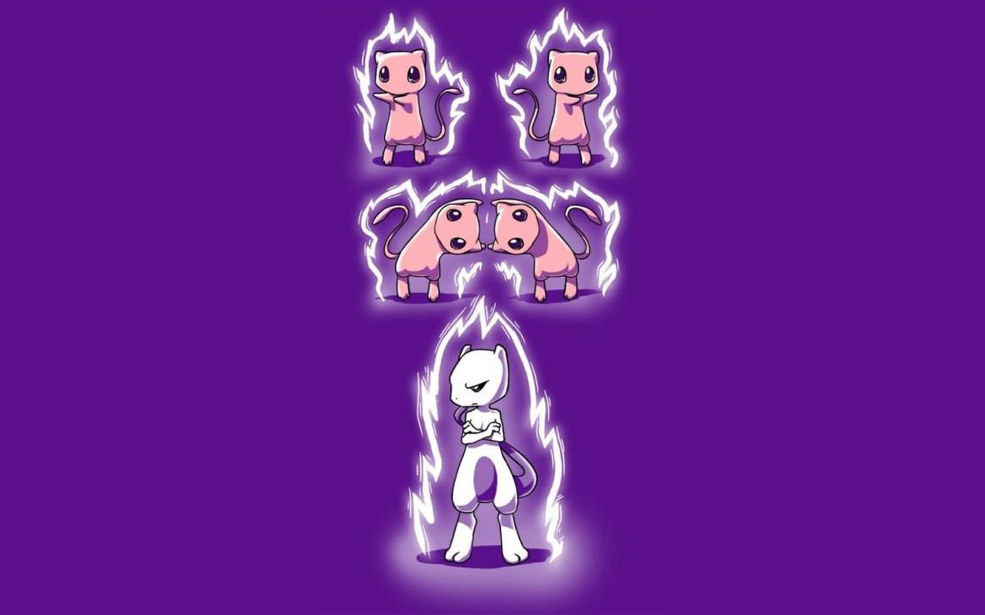 A Purple T - Shirt With A Cartoon Character On It Background