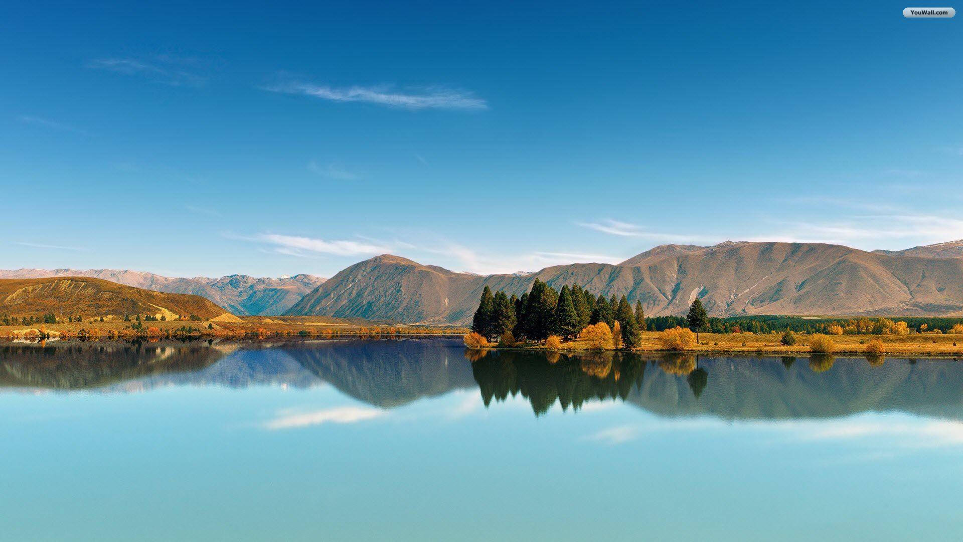 A Quiet Lake In New Zealand
