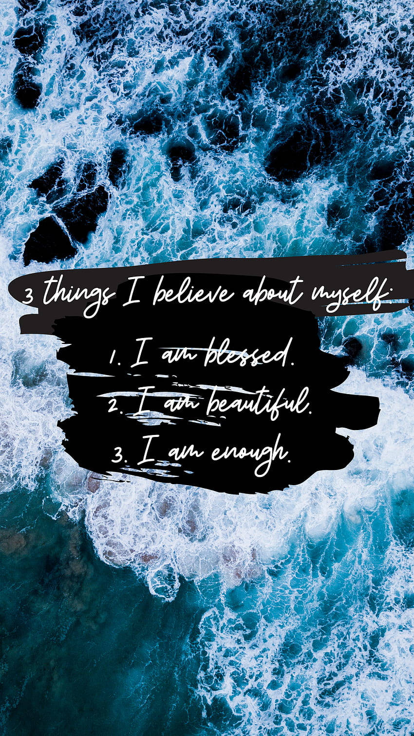 A Quote About Things I Believe About Myself Background