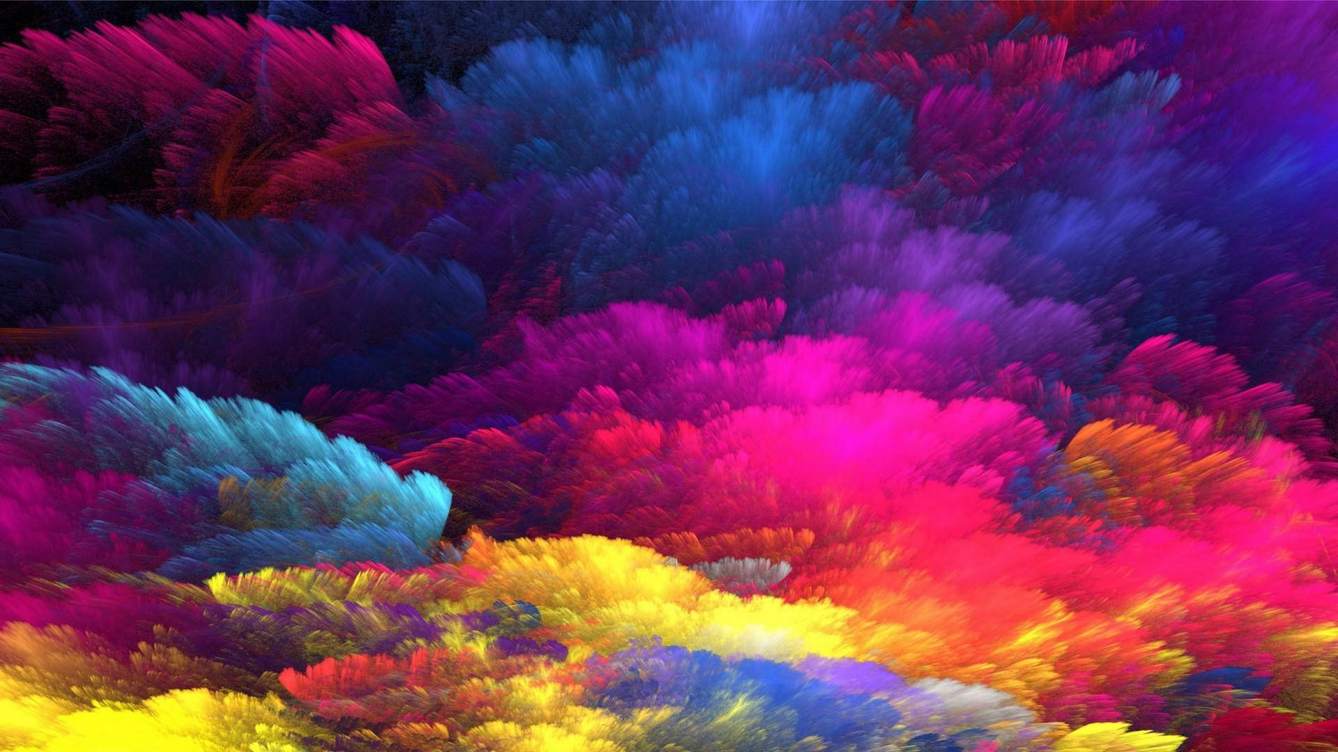 A Rainbow Of Colors Background