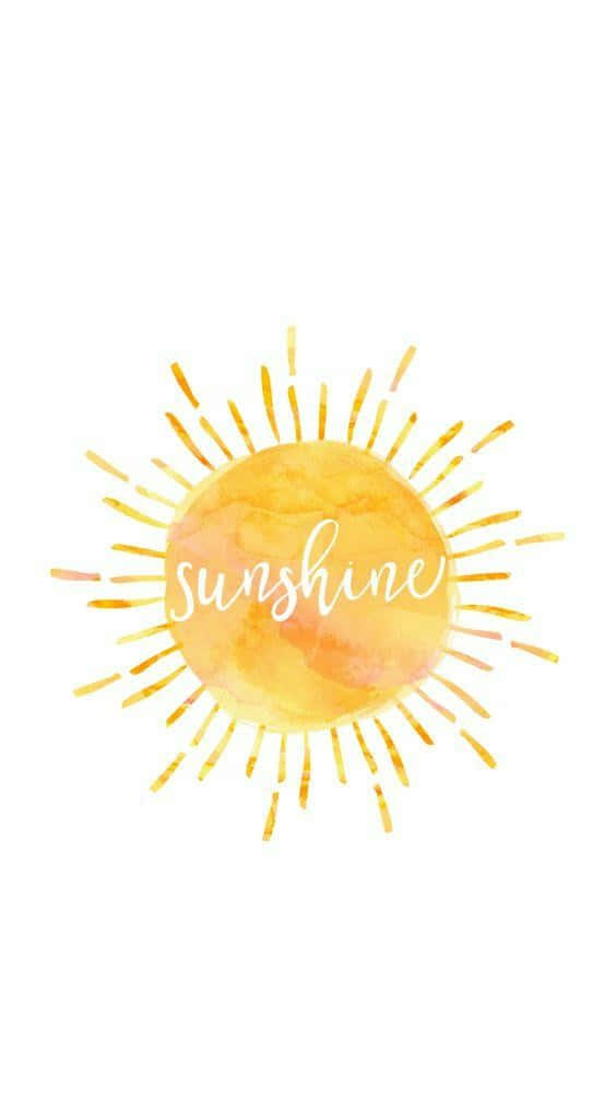 A Ray Of Sunshine Amidst Cloudy Skies Background