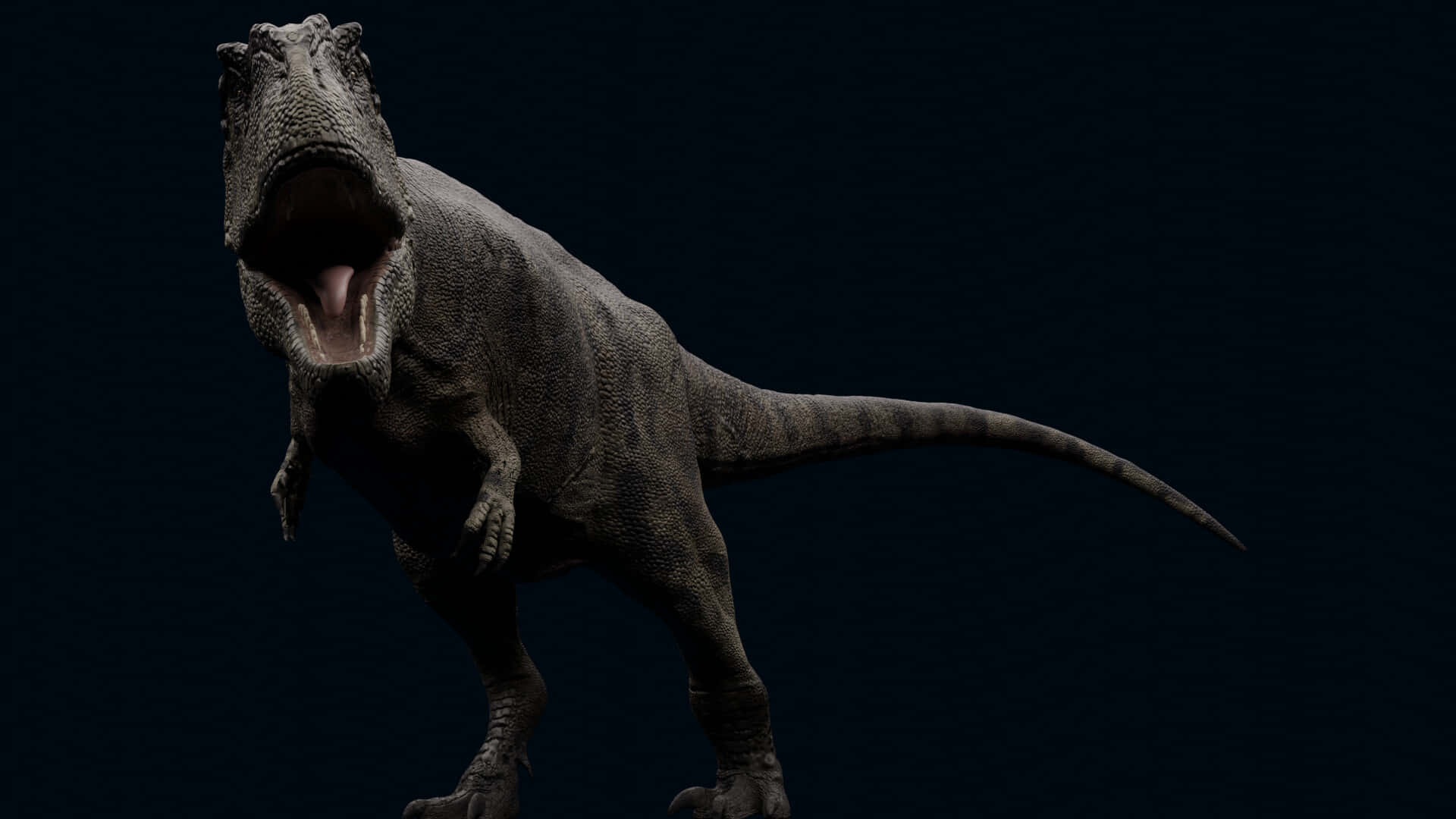 A Realistic, Detailed Rendering Of A Dinosaur Background