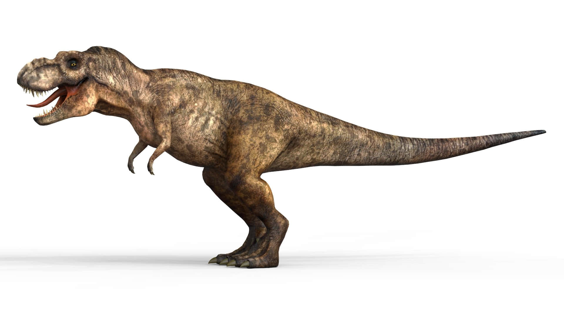 A Realistic Dinosaur Render Dated Back Over 65 Million Years Background