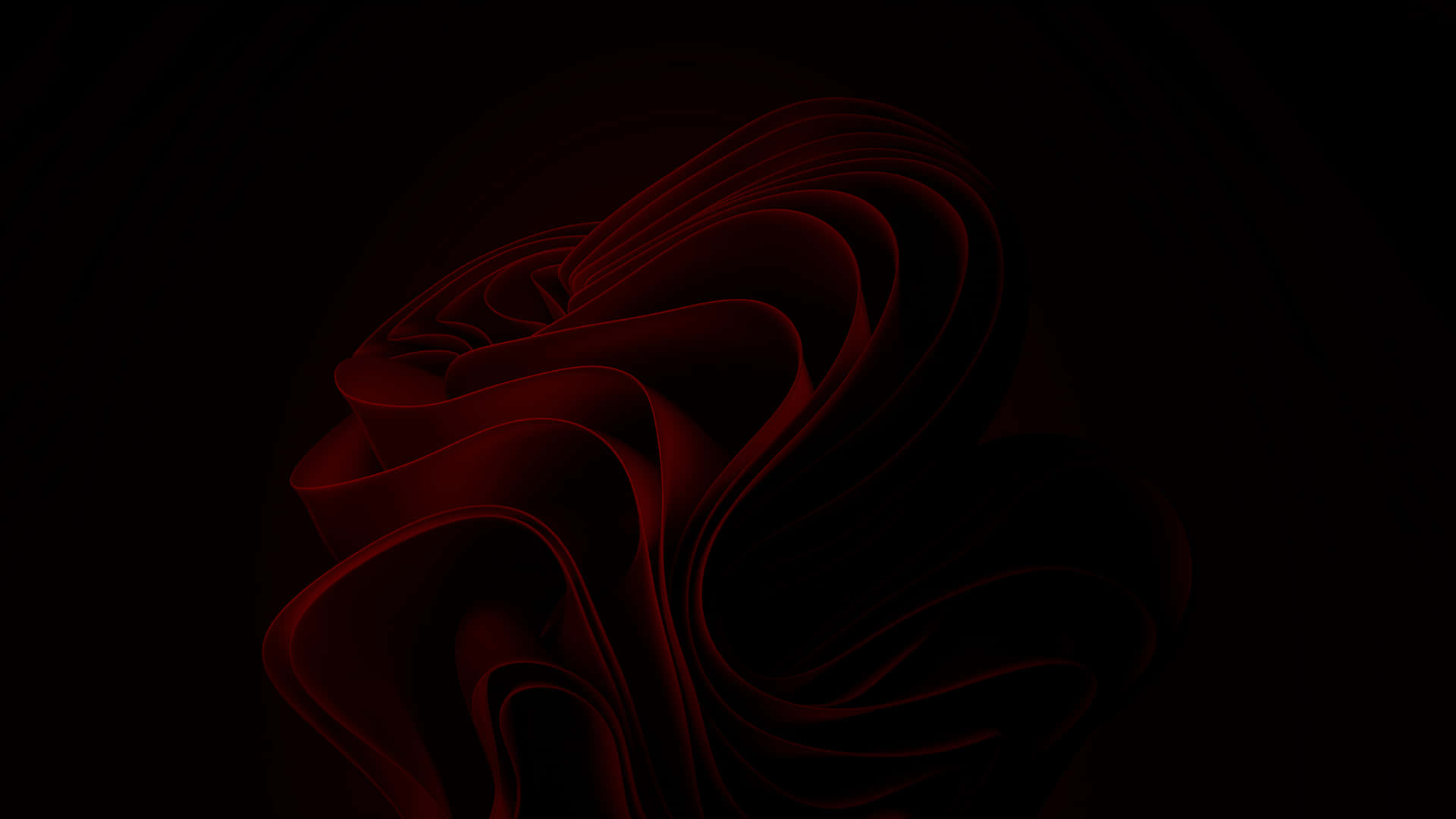 A Red Abstract Background With A Black Background