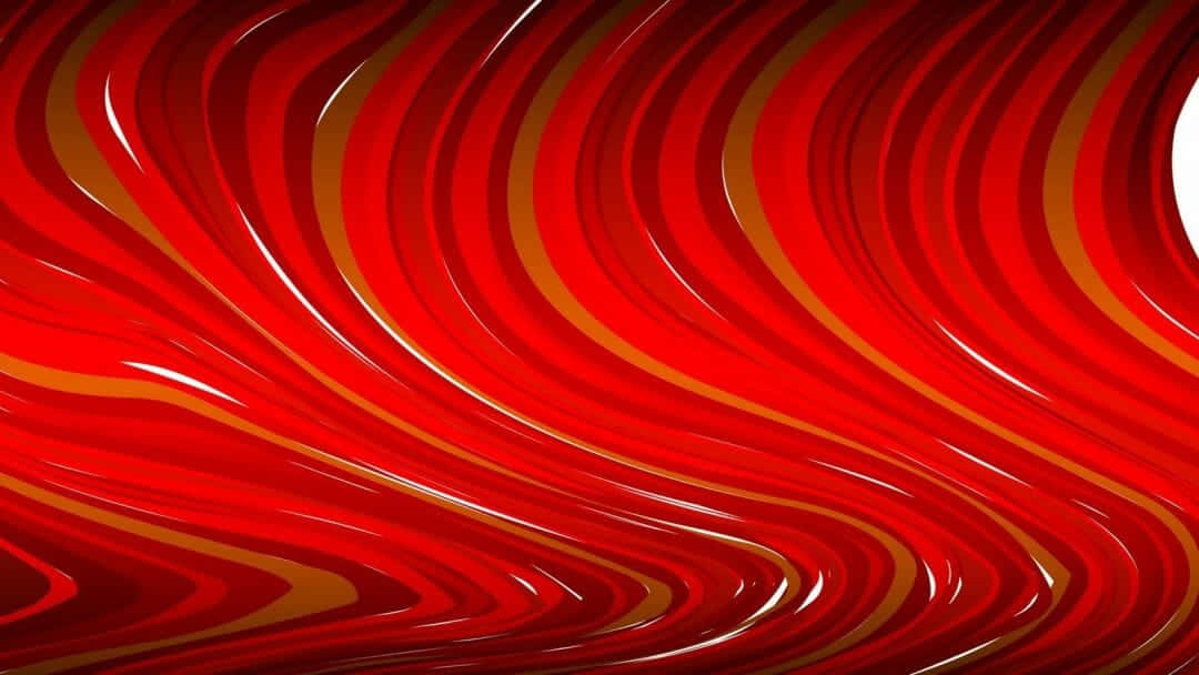 A Red Abstract Background With A Wave Pattern Background