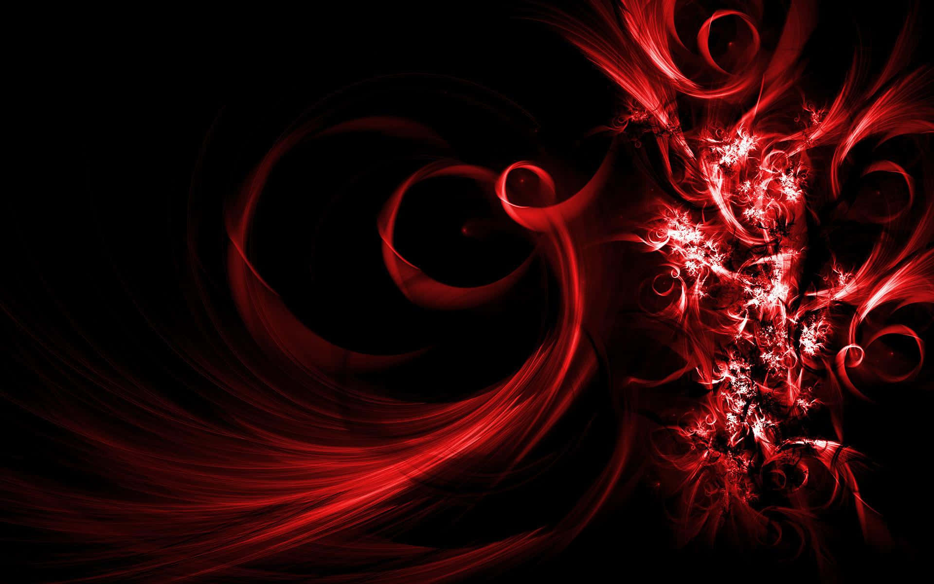 A Red Abstract Background With Swirls And Swirls Background