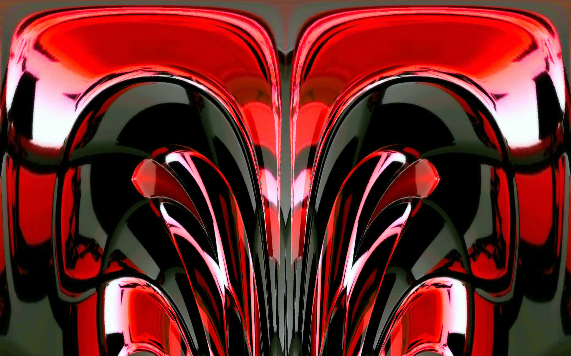 A Red And Black Abstract Design Background