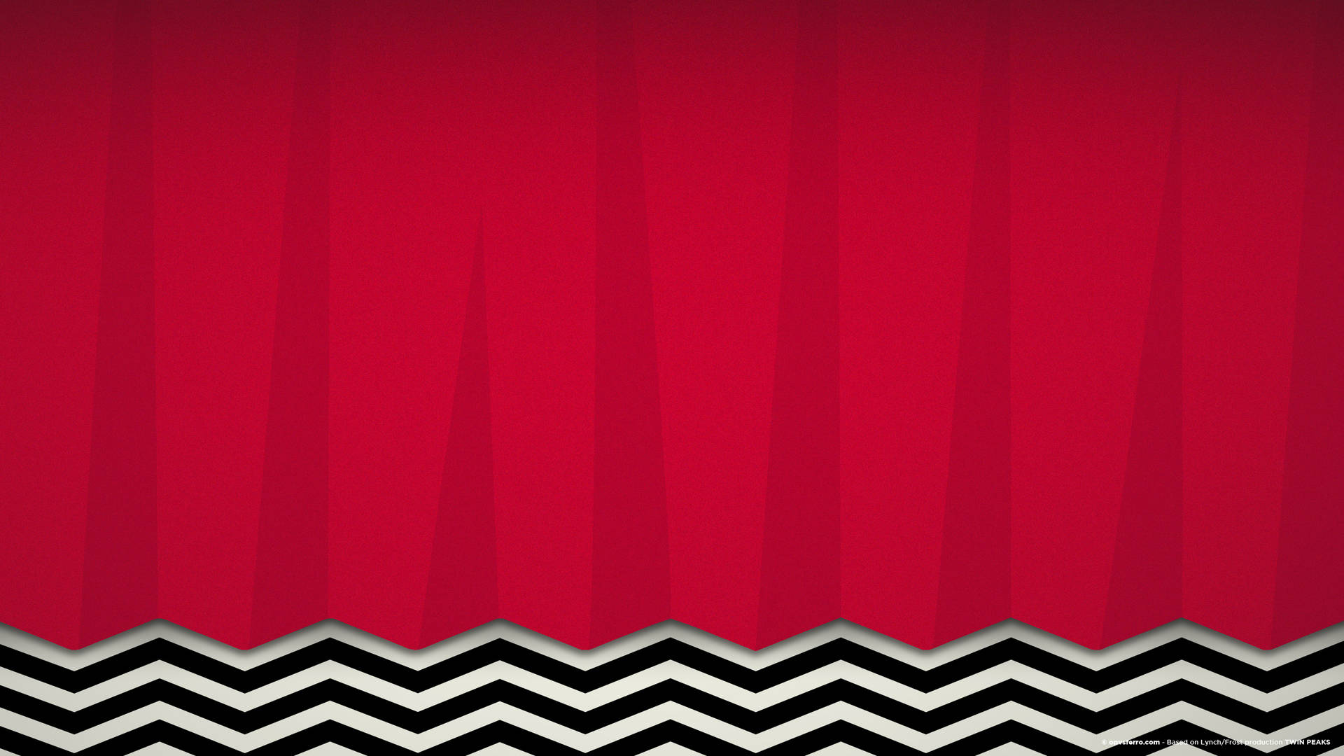 A Red And Black Chevron Pattern Wallpaper Background