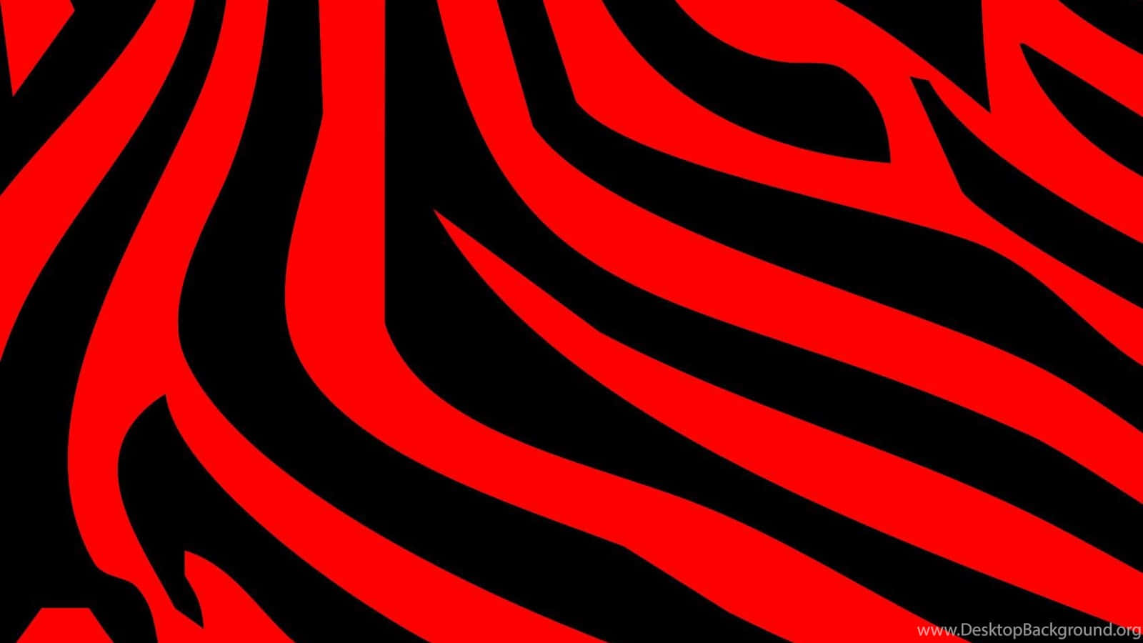 A Red And Black Zebra Print Background