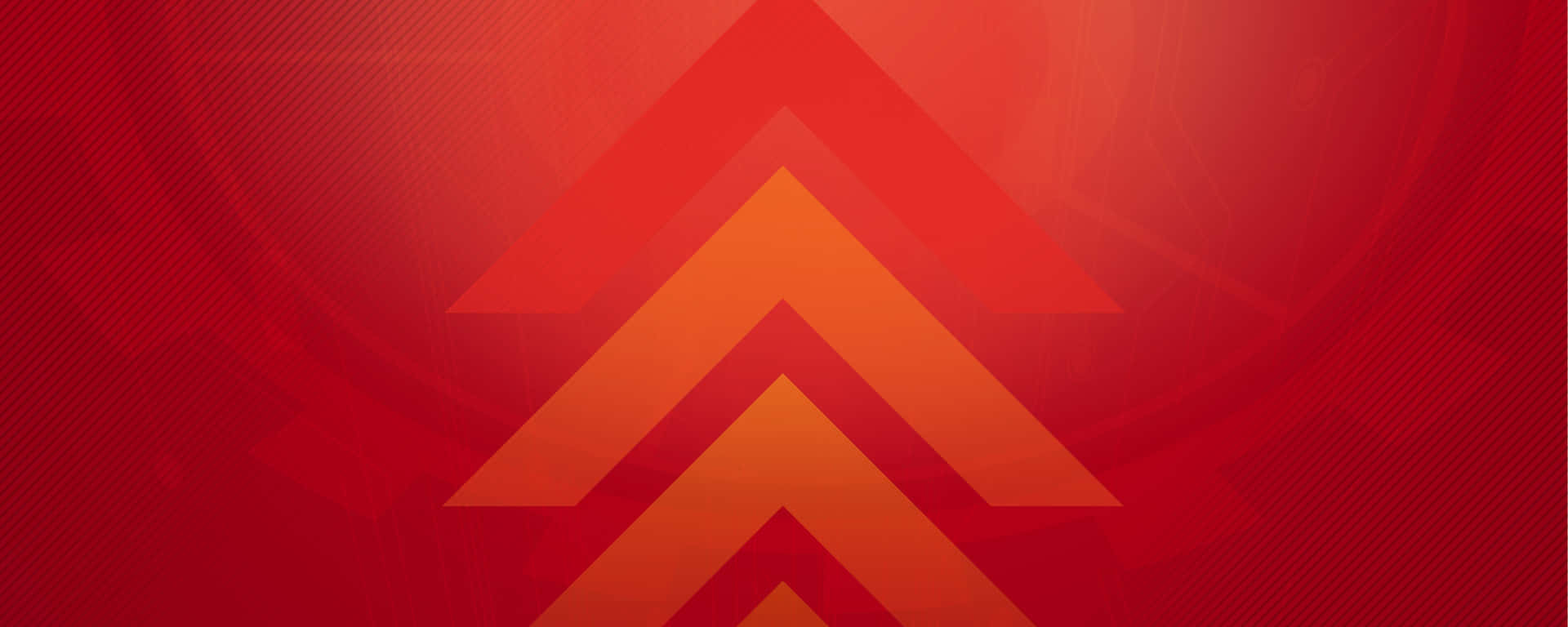 A Red And Orange Arrow Logo Background