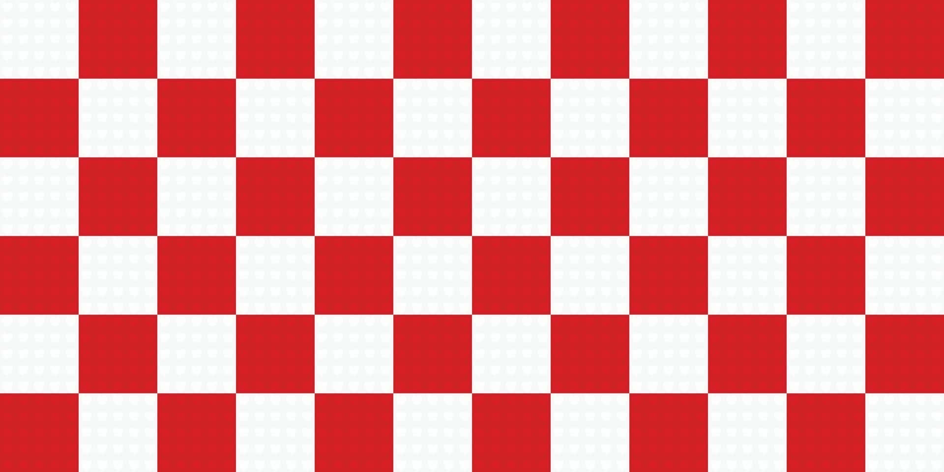 A Red And White Checkered Pattern Background