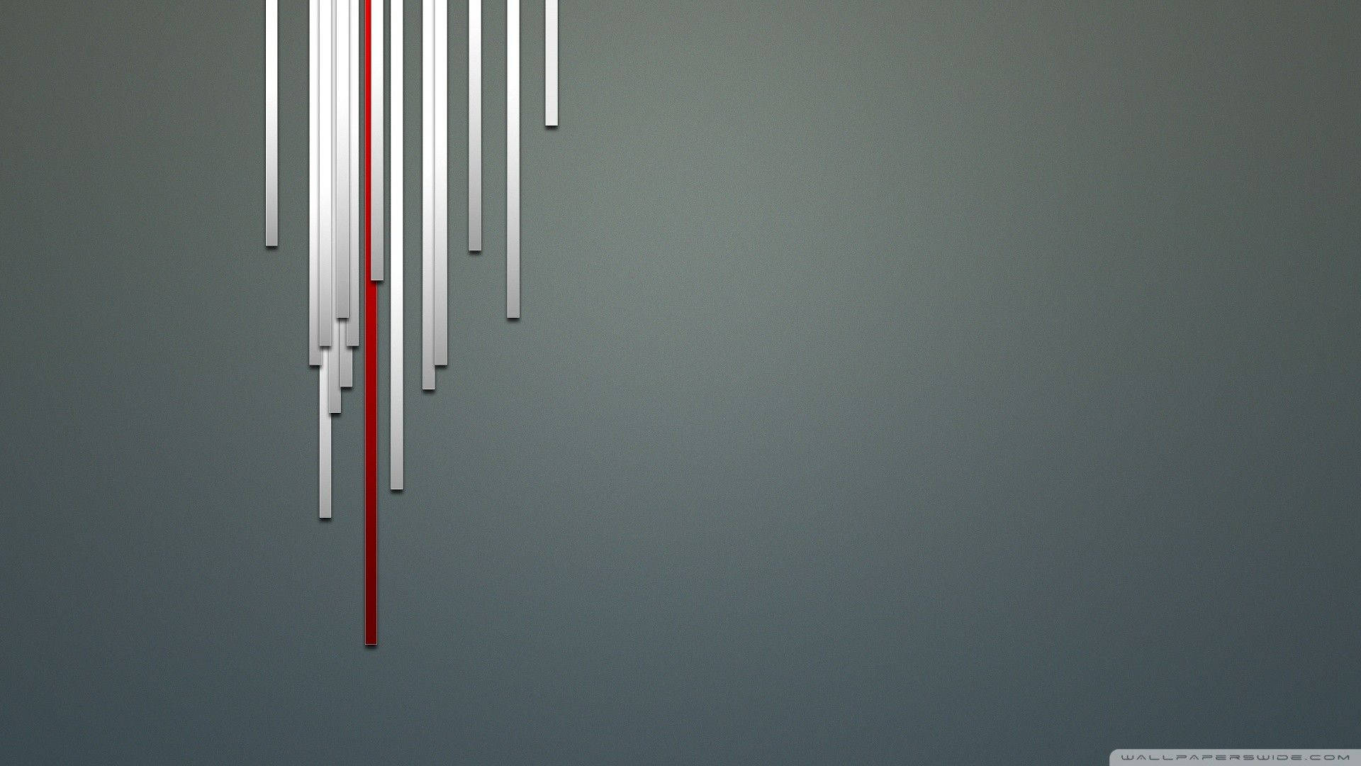 A Red And White Line Is Hanging Down From A Gray Background Background