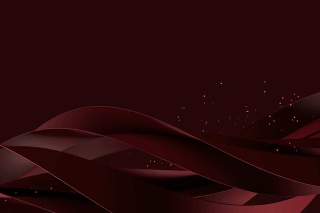 A Red Background With A Swirl Of Red Ribbons Background