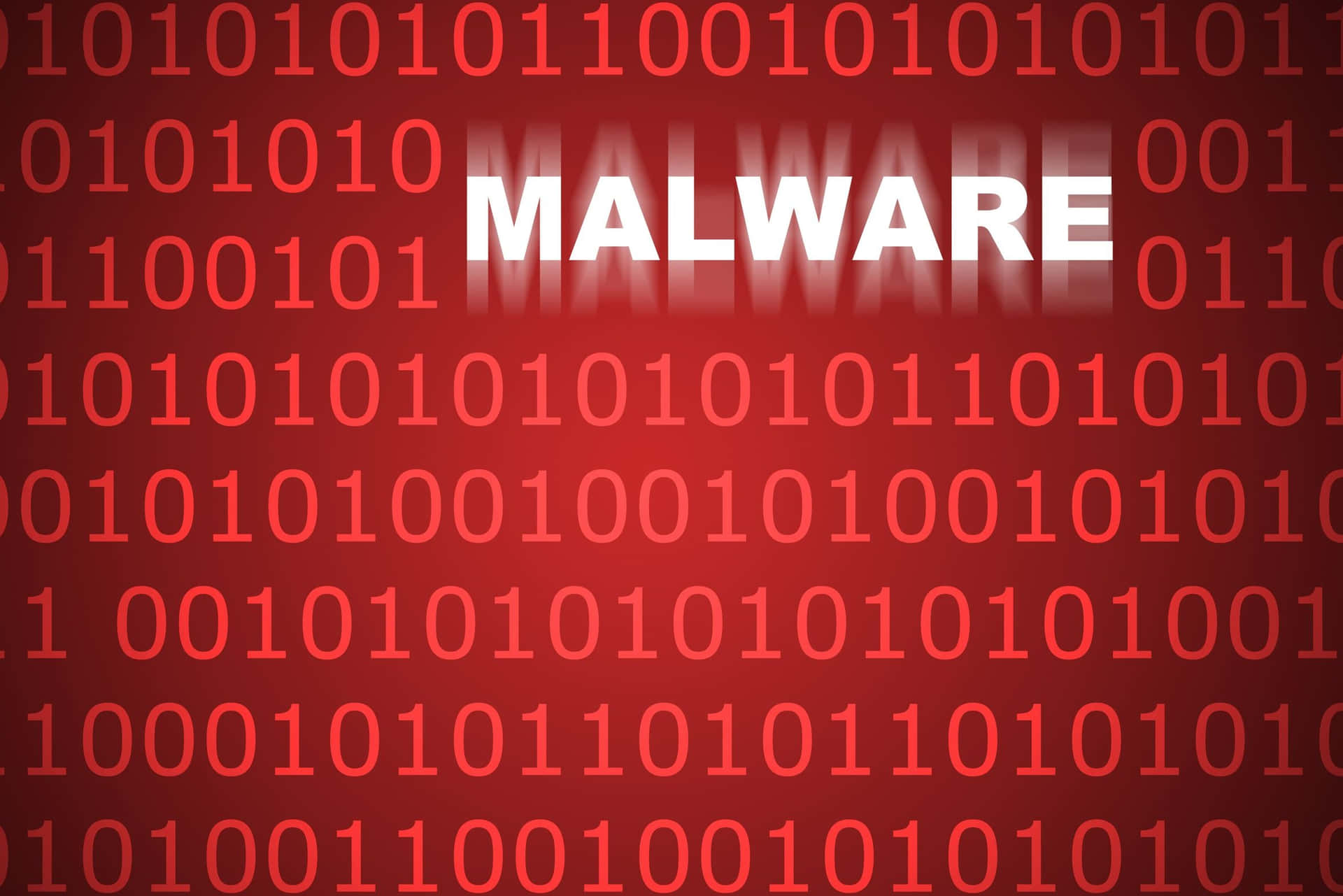 A Red Background With The Word Malware Background