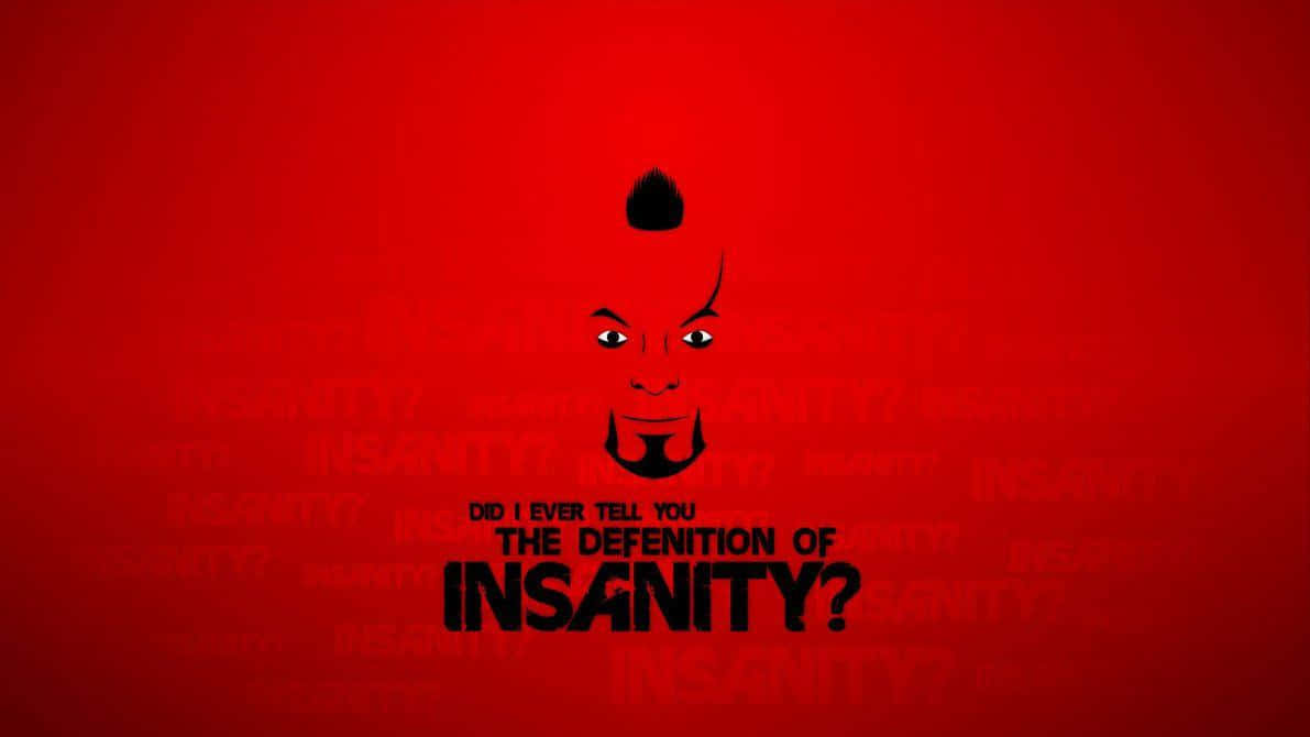 A Red Background With The Words Do The Repetition Of Insanity?
