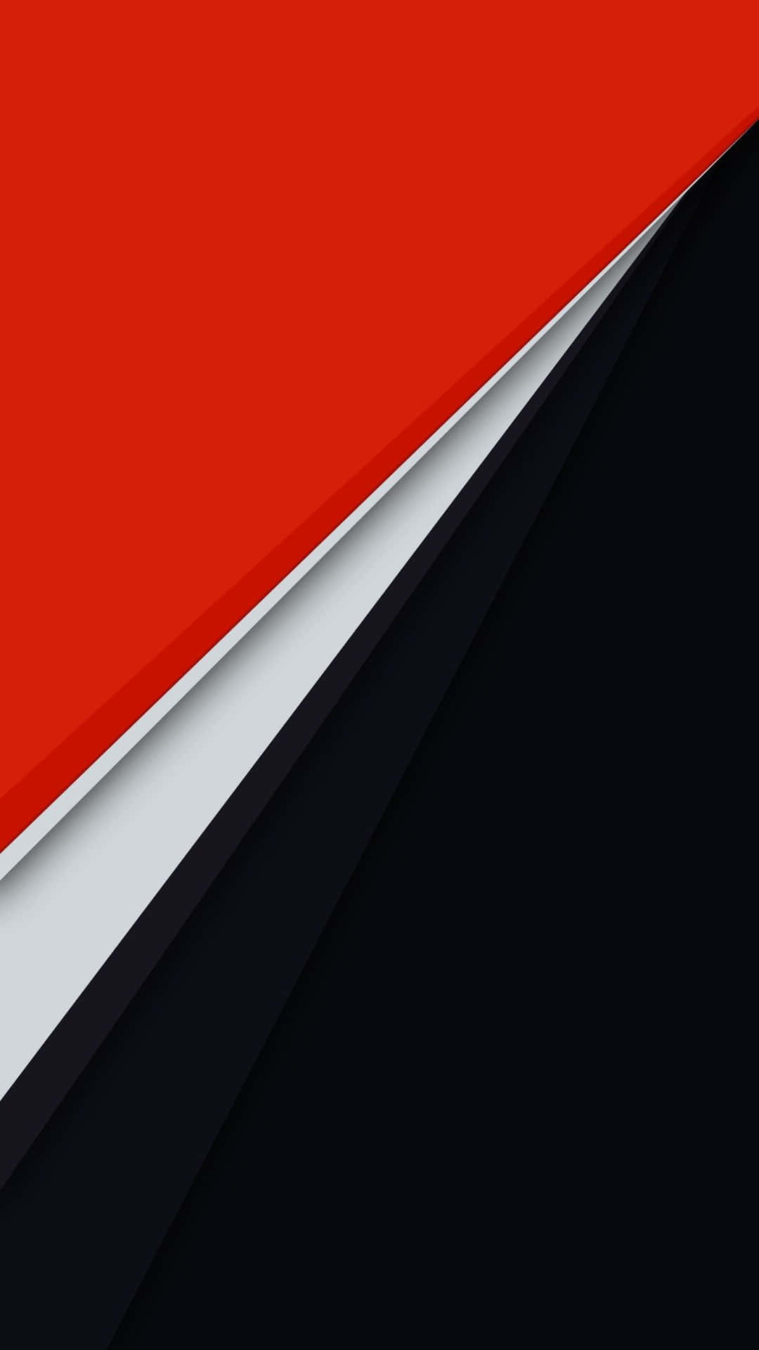 A Red, Black And White Background With A Triangle