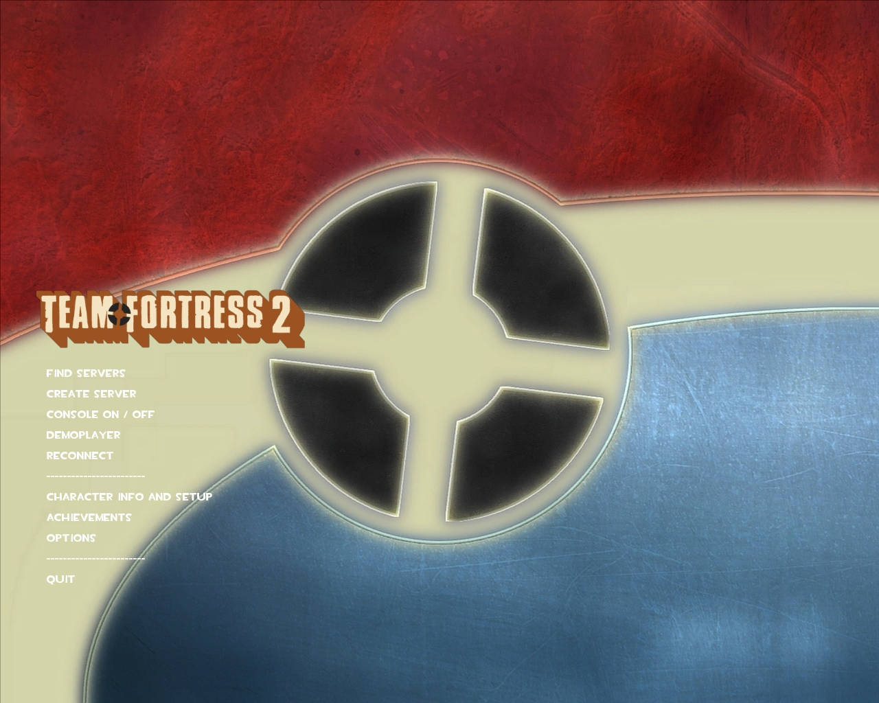 A Red, Blue And White Background With The Words Taint Fortress 2 Background