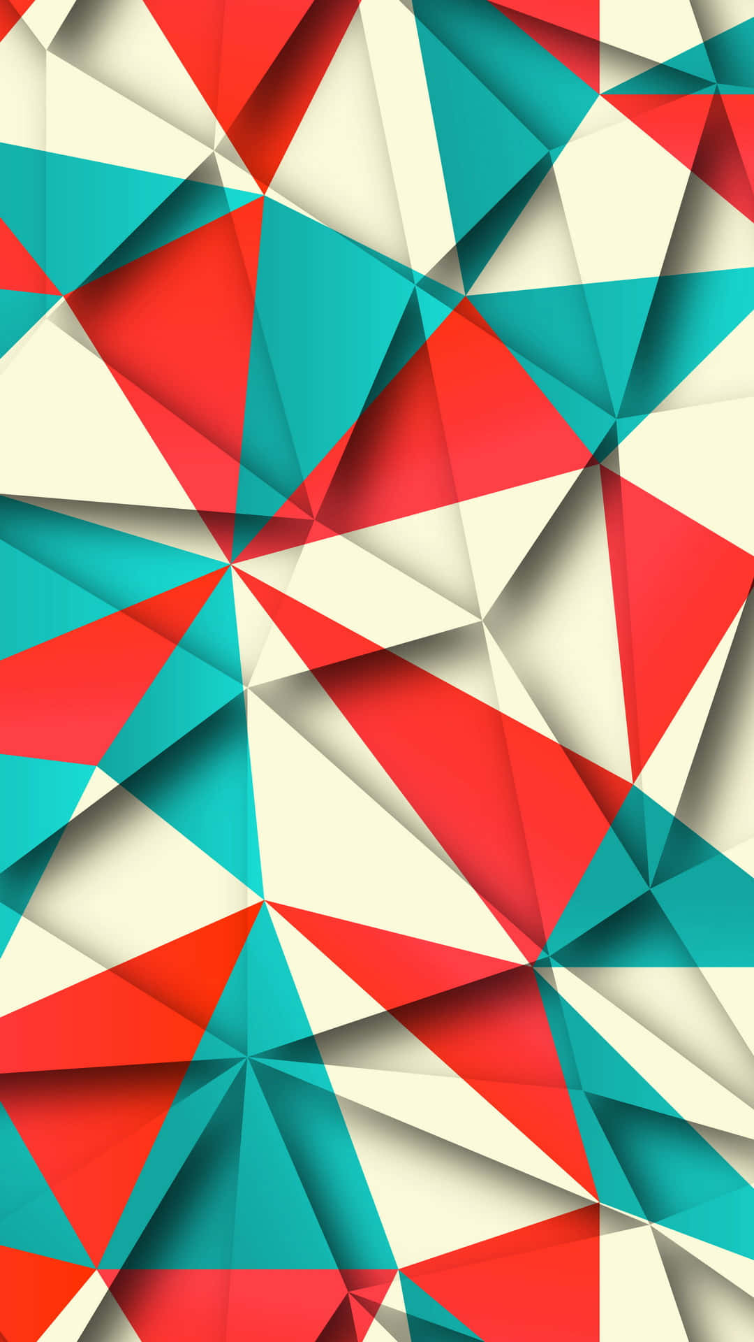 A Red, Blue And White Geometric Pattern Background