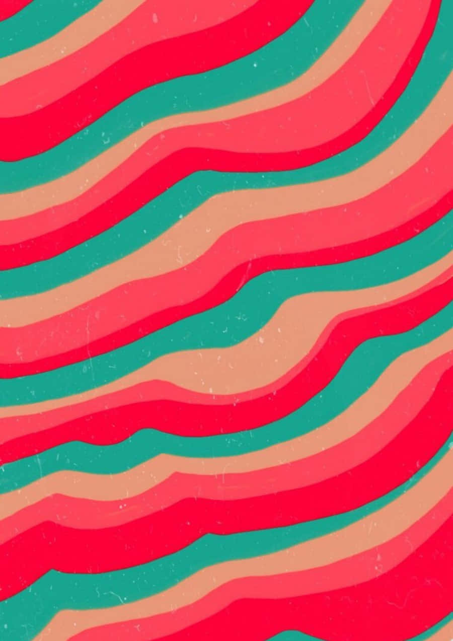 A Red, Green And Blue Striped Background
