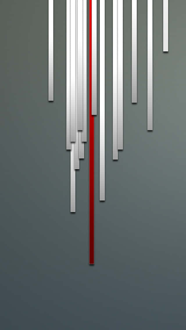 A Red Line Is Drawn On A Gray Background Background