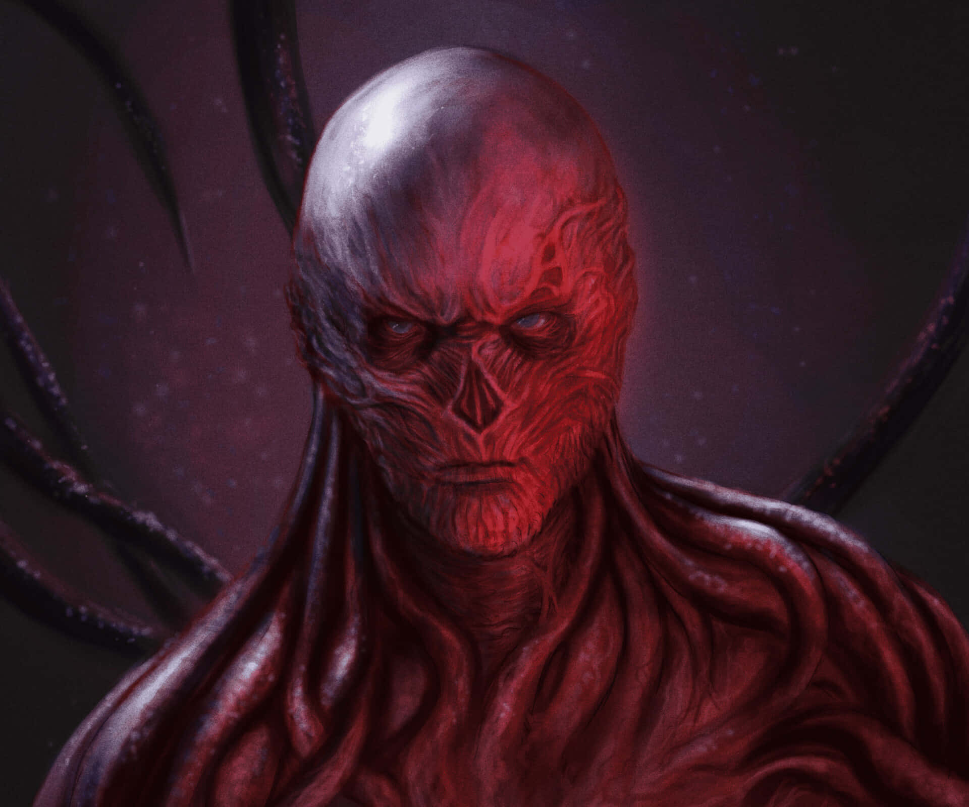 A Red Man With A Red Head And A Red Body