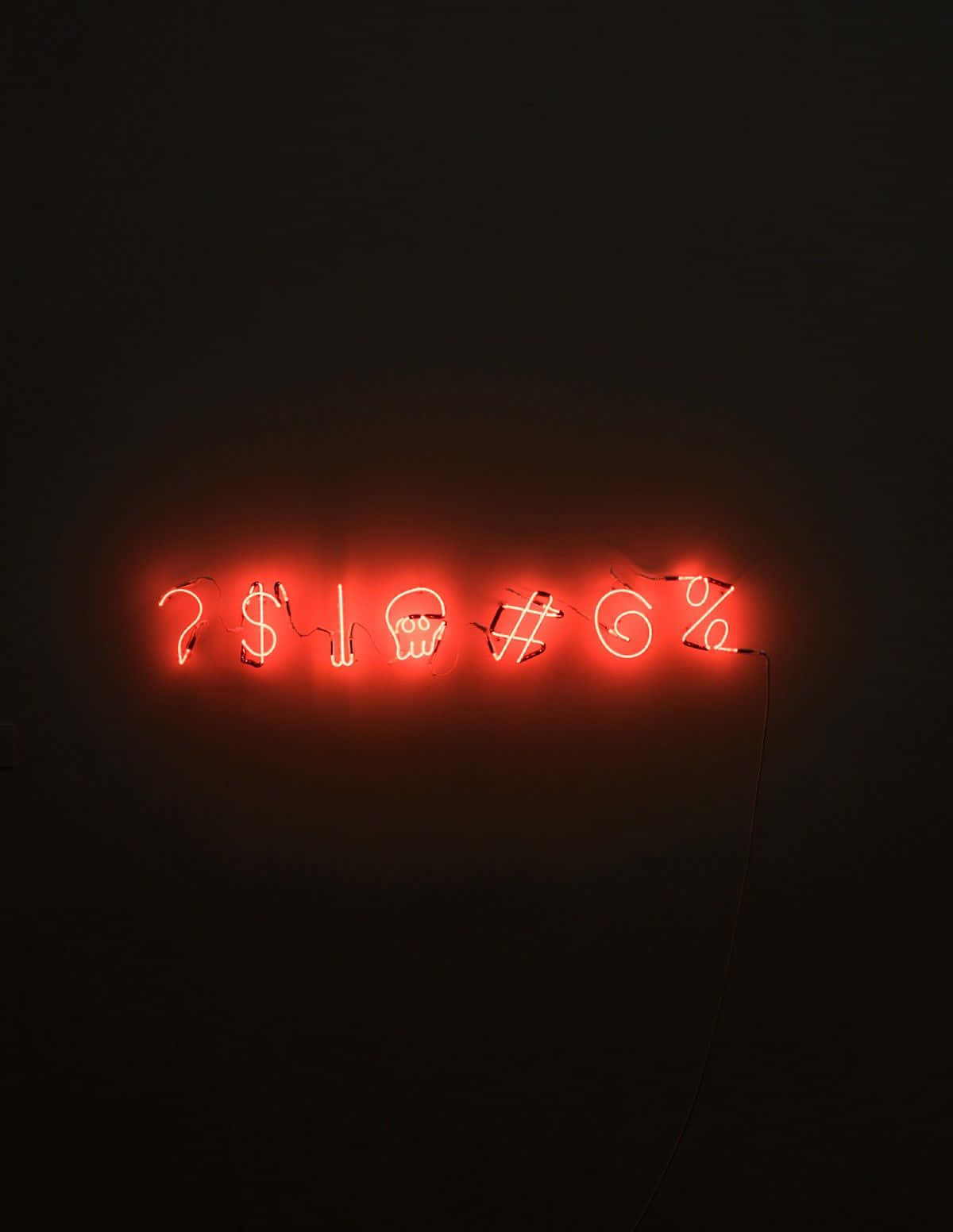 A Red Neon Sign With The Words 'so Much Money' Background
