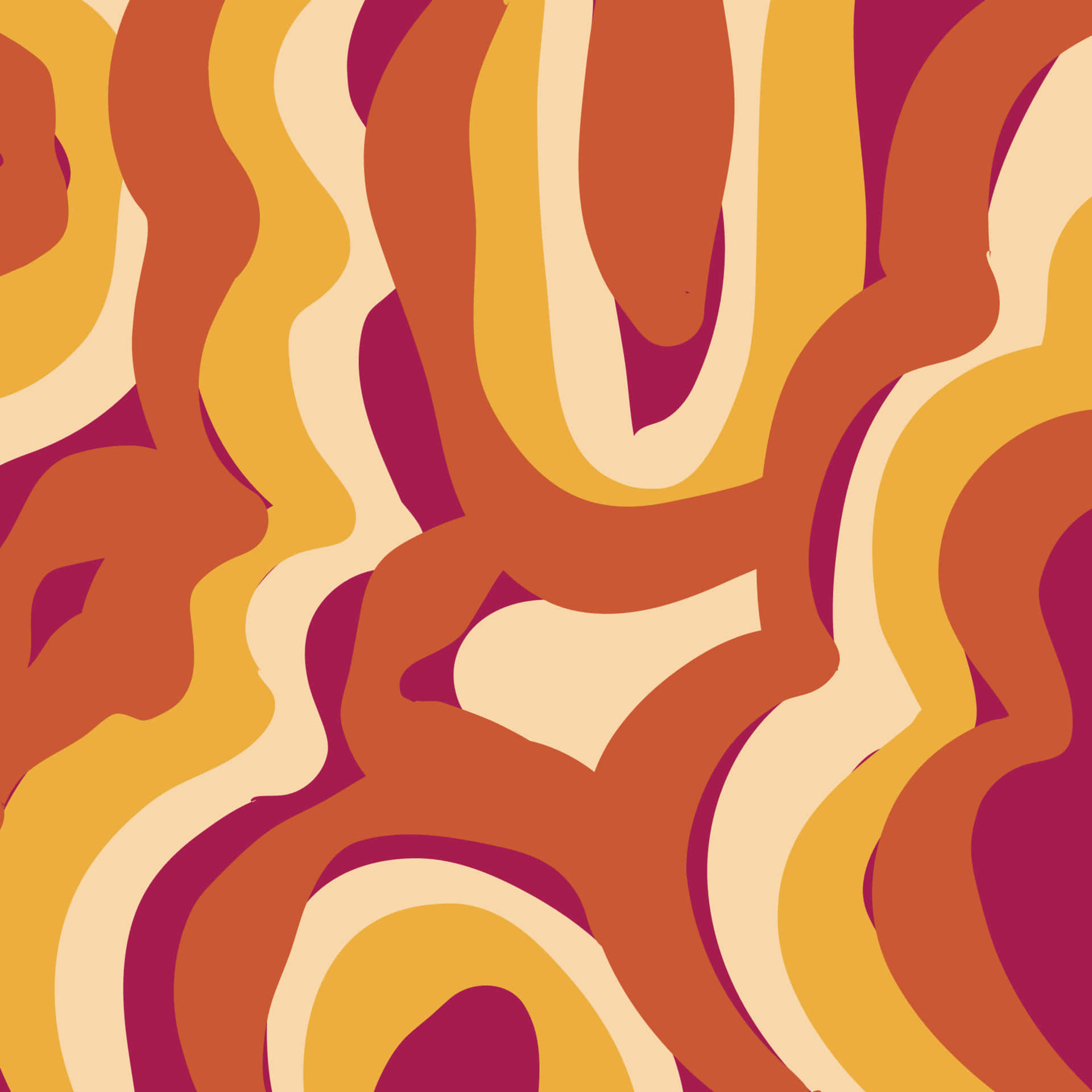 A Red, Orange And Yellow Abstract Pattern Background