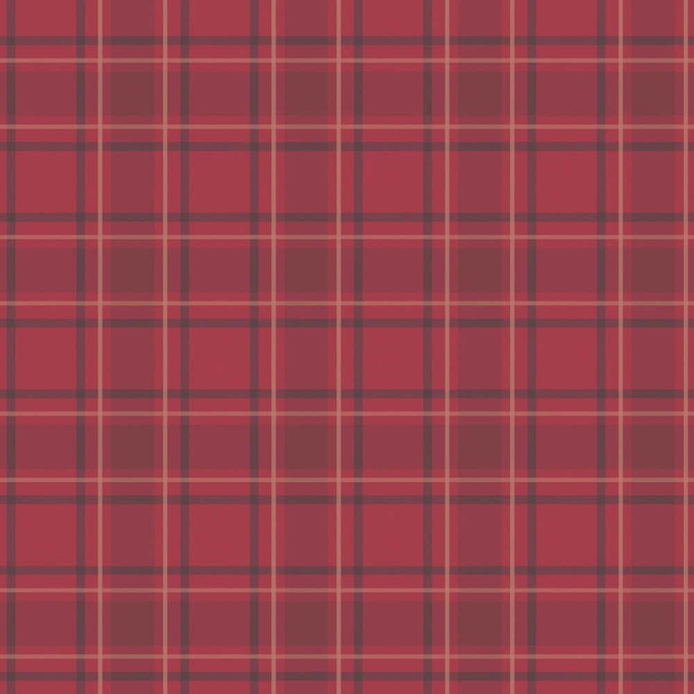 A Red Plaid Fabric By Sassy_stitch On Spoonflower - Custom Fabric Background