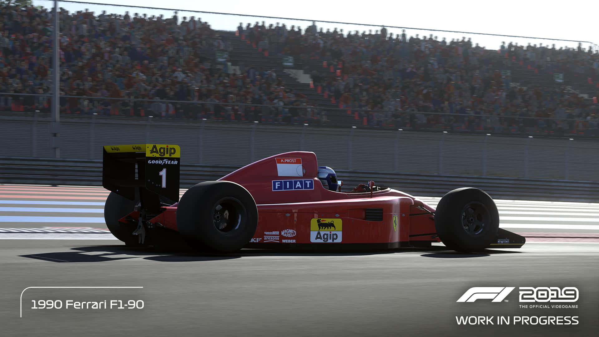A Red Racing Car Is Driving On A Track Background