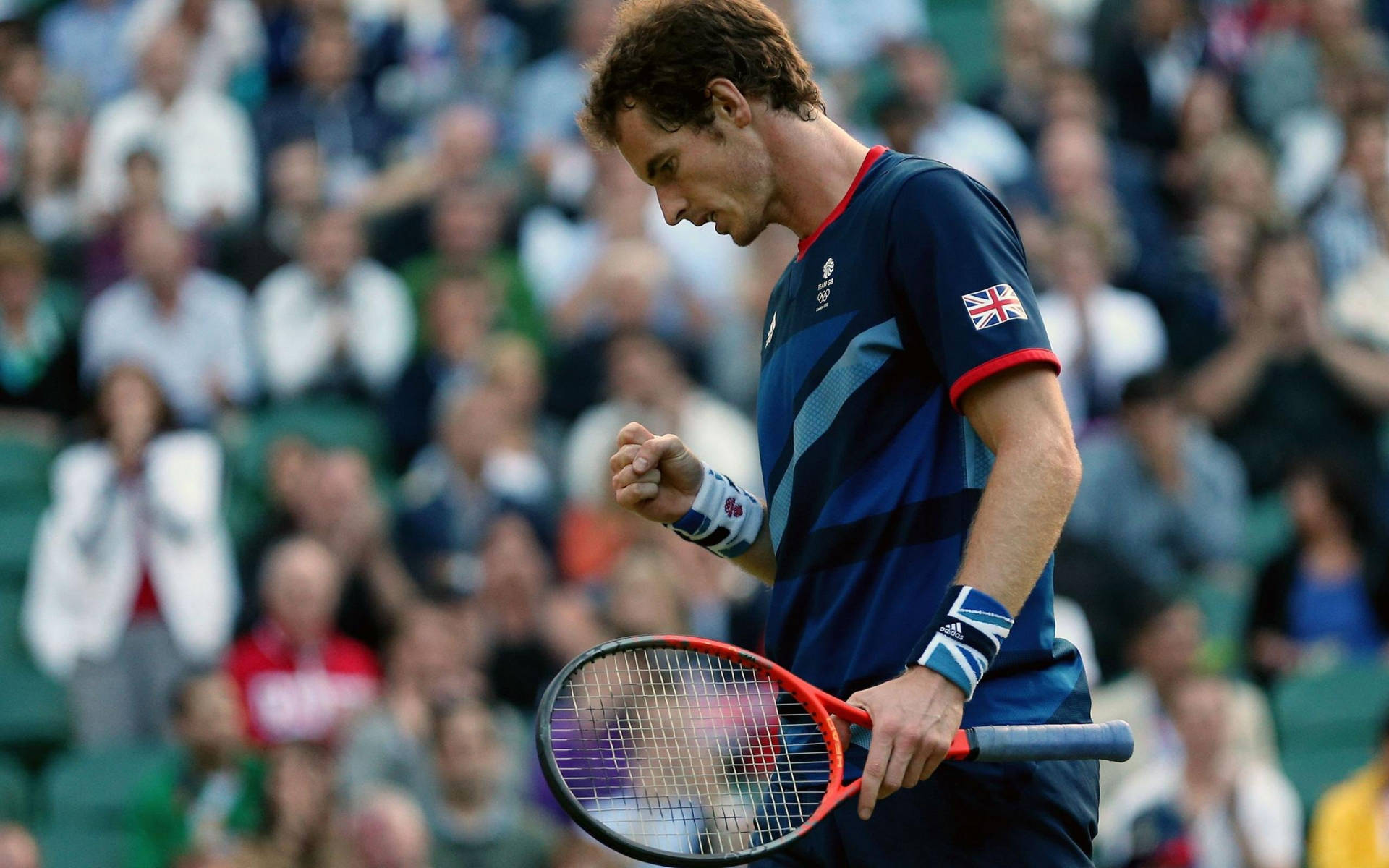 A Reflective Moment With Andy Murray Background