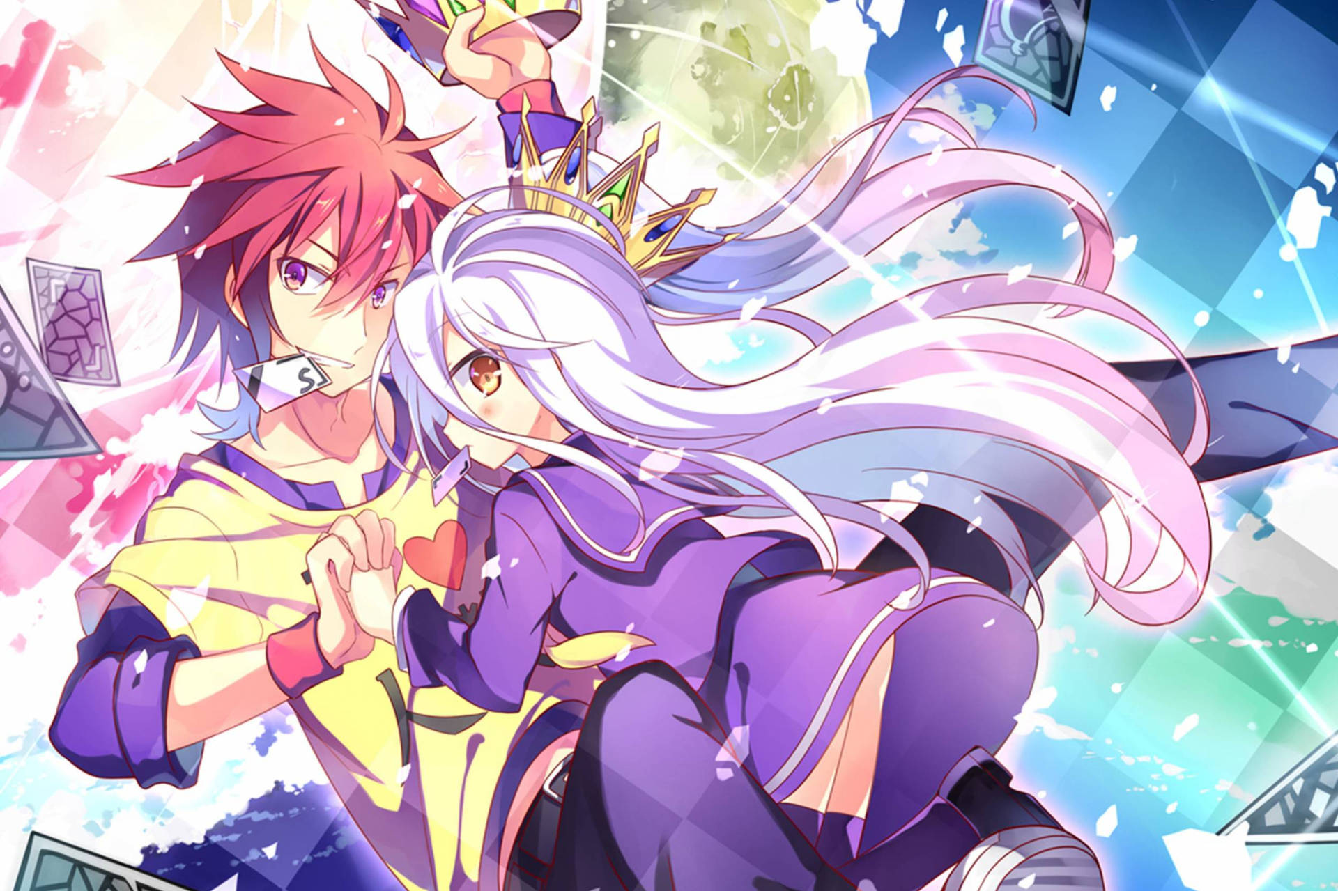A Reminder Of The Rules In No Game No Life Background