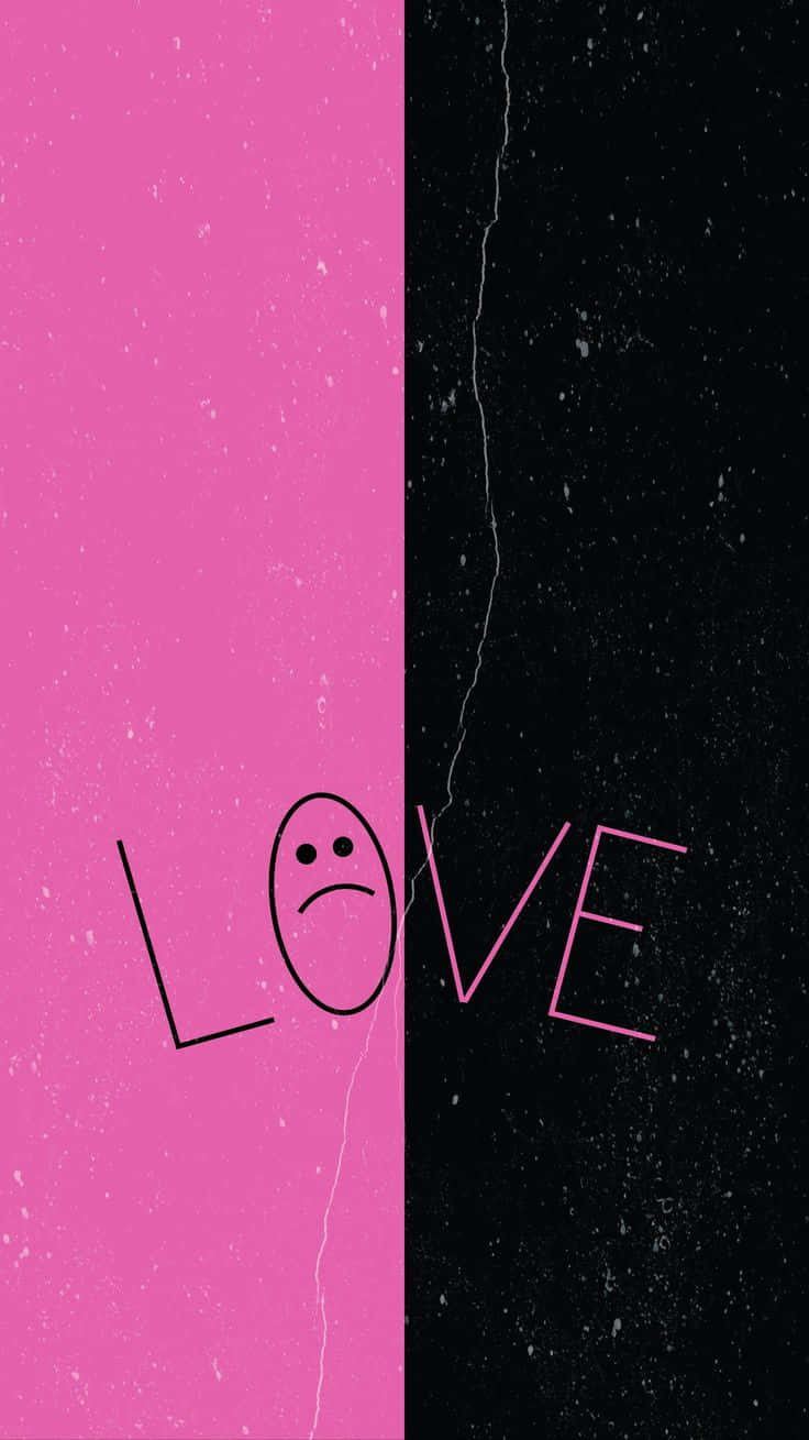 A Representation Of Rapper Lil Peep's Logo Background