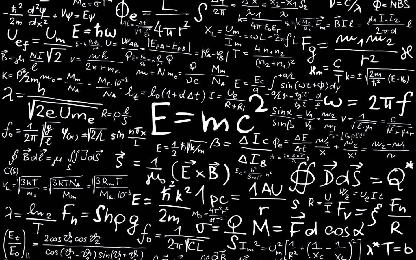 A Representation Of Scientific Formulas In Black And White