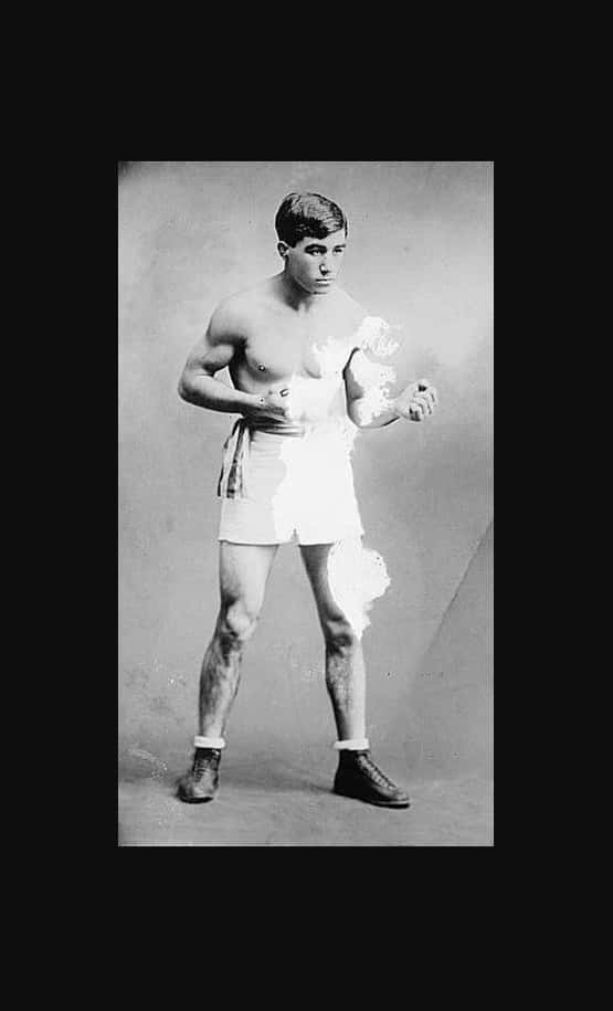 A Restored Photo Of Johnny Dundee Background