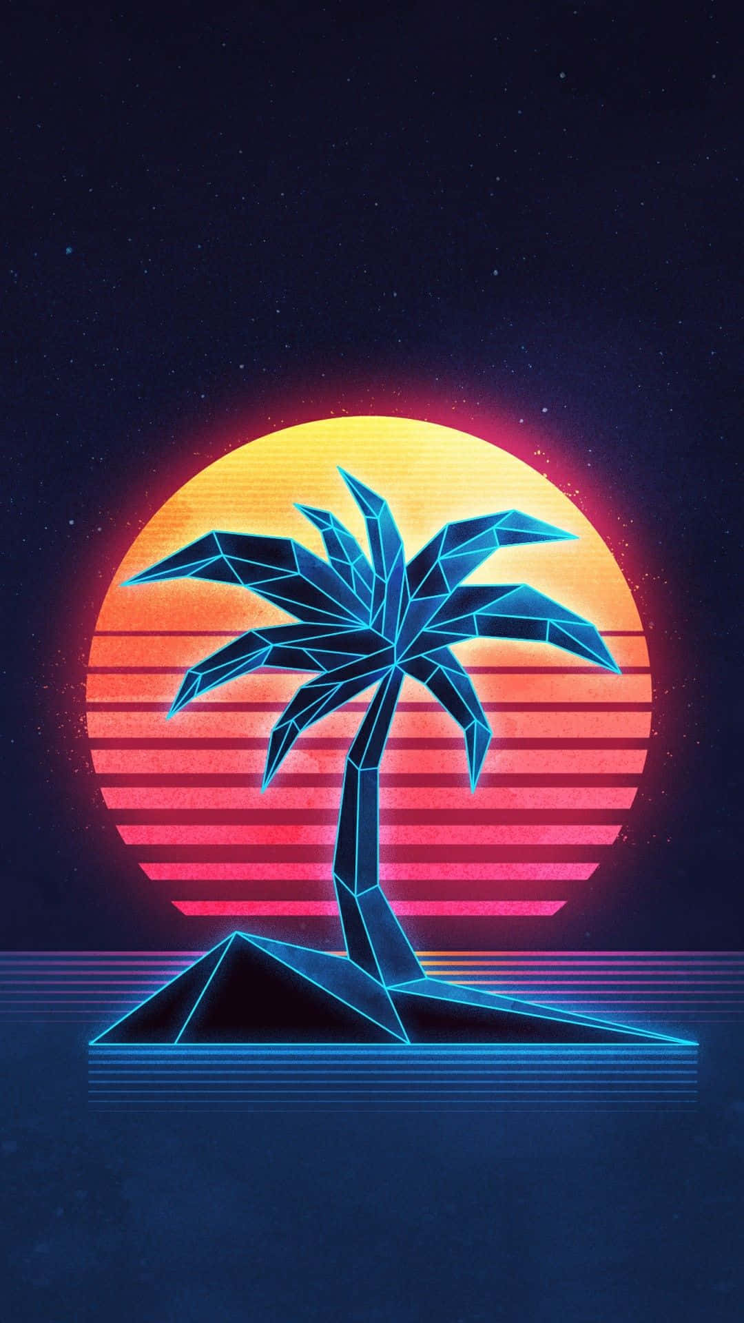 A Retro Look At The 80s Iphone Background