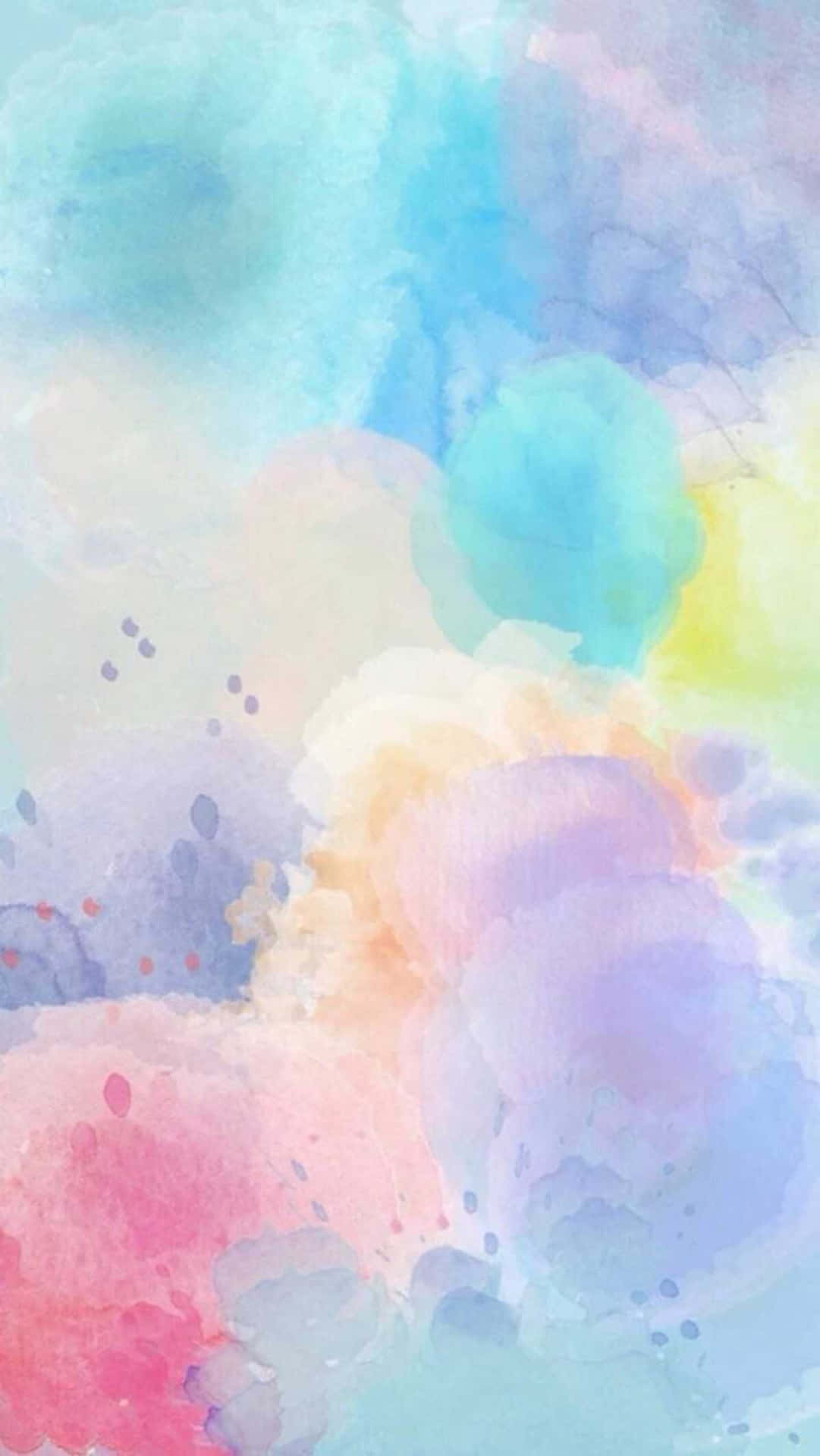 A Riot Of Colors And Creative Swirls In A Pastel Watercolor Image Background