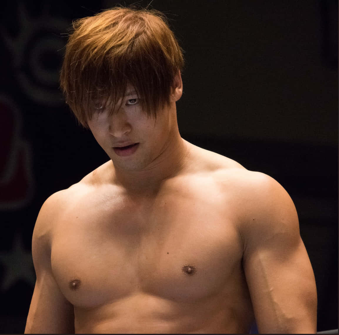 A Riveting Portrait Of Shirtless, Professional Wrestler Kota Ibushi