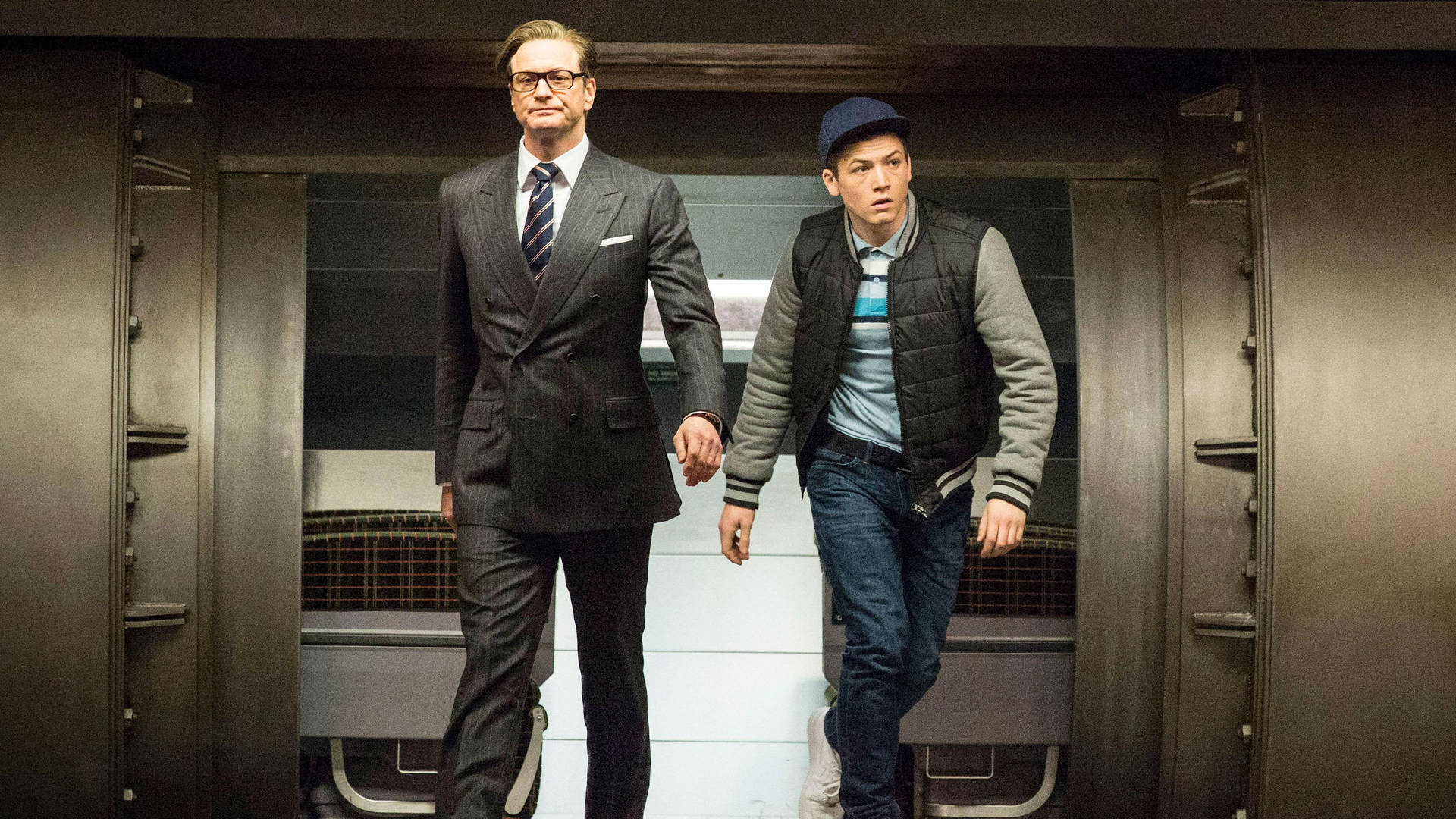 A Riveting Scene From Kingsman: Eggsy And Galahad In Action