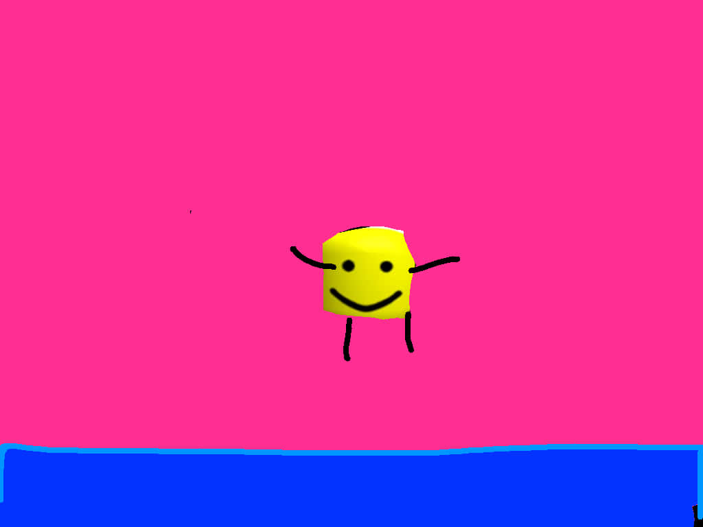 A Roblox Noob Cries Out For Help Background