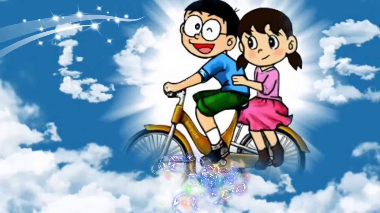 A Romantic Ride - Nobita And Shizuka's Love Story. Background