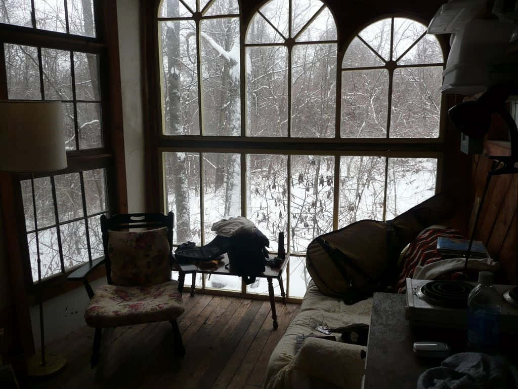 A Room With A Window Background